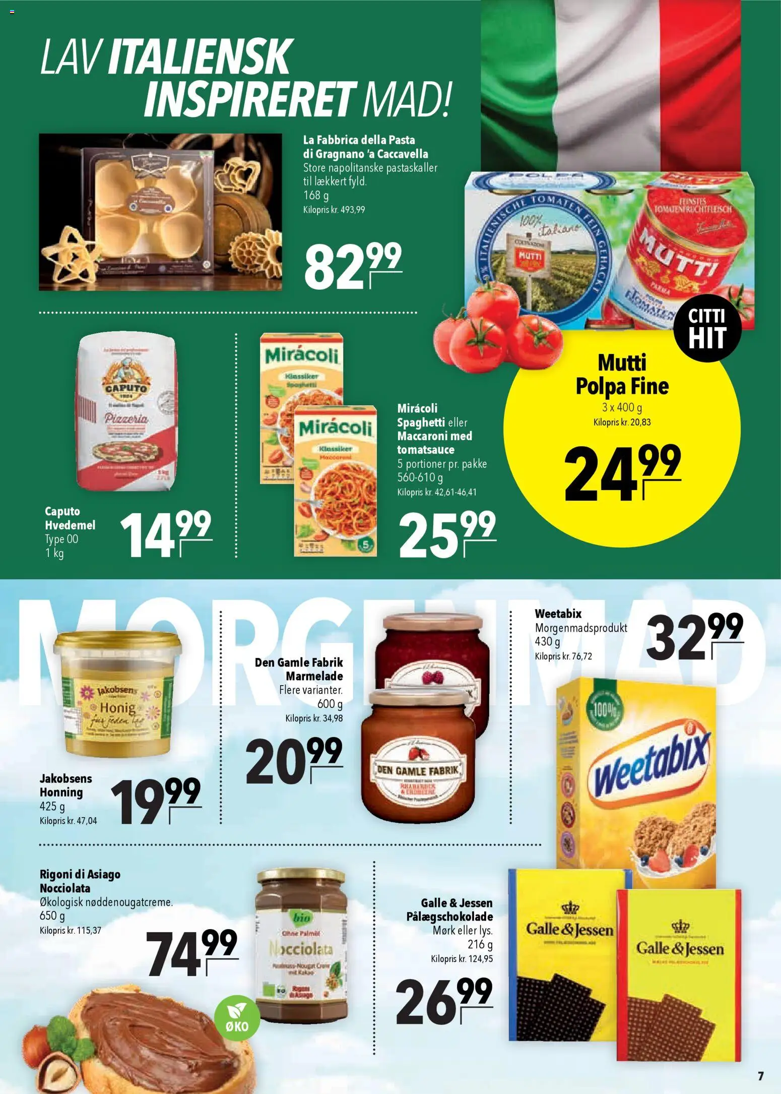 CITTI Markt Dänemark-Werbung – gültig ab 15.04.2026 | Seite: 7 | Produkte: Tomaten, Pasta