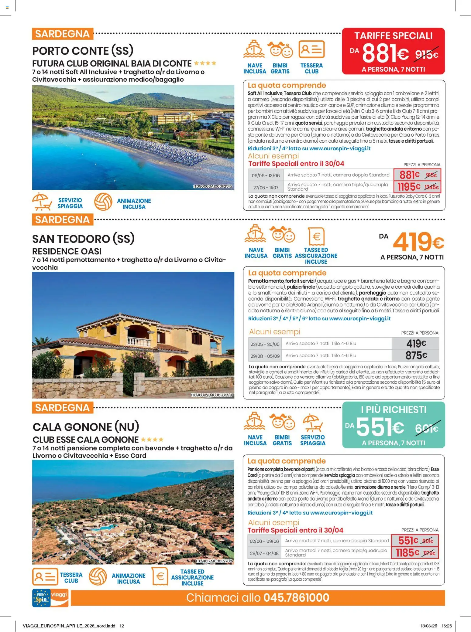 Volantino Eurospin del 02.04.2026 | Pagina: 12 | Prodotti: Birra, Sdraio, Piscina, Letto