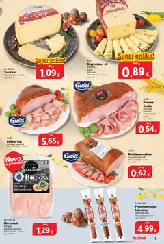 Katalog Plodine - Pregled kataloga iz trgovine Plodine, vrijedi od 01.04.2026 | Stranica: 5 | Proizvodi: Sir, Mortadela, Narezak, Tvrdi sir