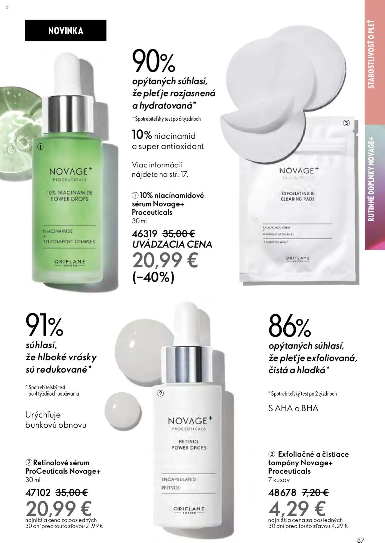 Nové Oriflame akcie – leták je platný od 22.10.2025 | Strana: 87