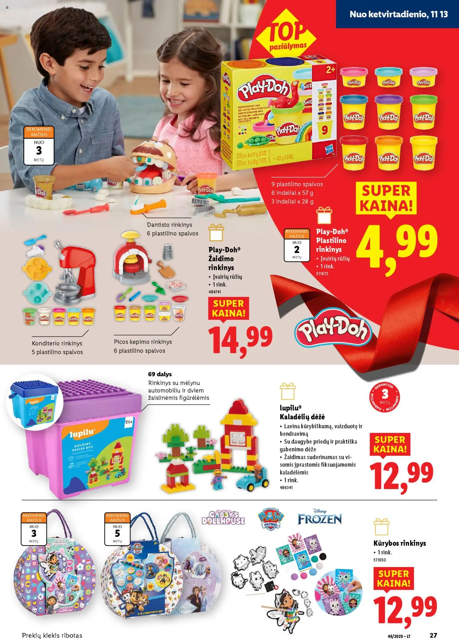 LIDL akcijos nuo 27.11.2025 | Puslapis: 27 | Prekių: Žaidimas, Dėžė