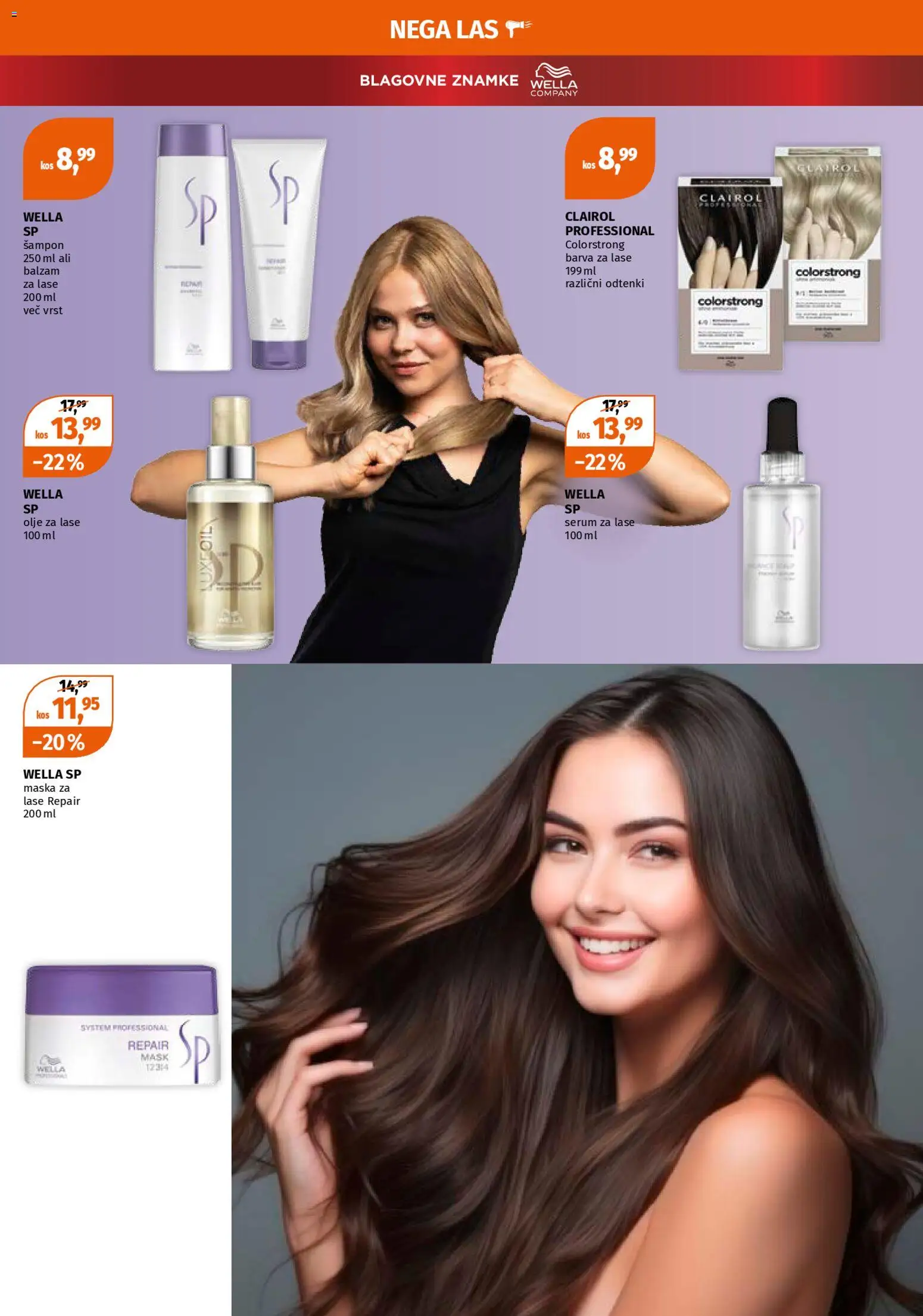 Novi Müller katalog ponudbe – veljaven od 02.03.2026 | Stran: 22 | Izdelki: Balzam za lase, Olje za lase, Maska, Barva