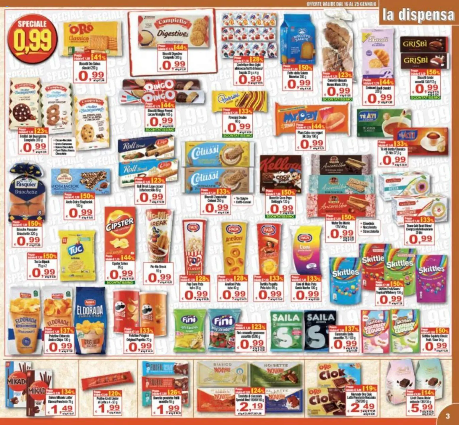 Volantino CTS del 16.01.2026 | Pagina: 3 | Prodotti: Tè, Tubo, Cacao, Stracciatella