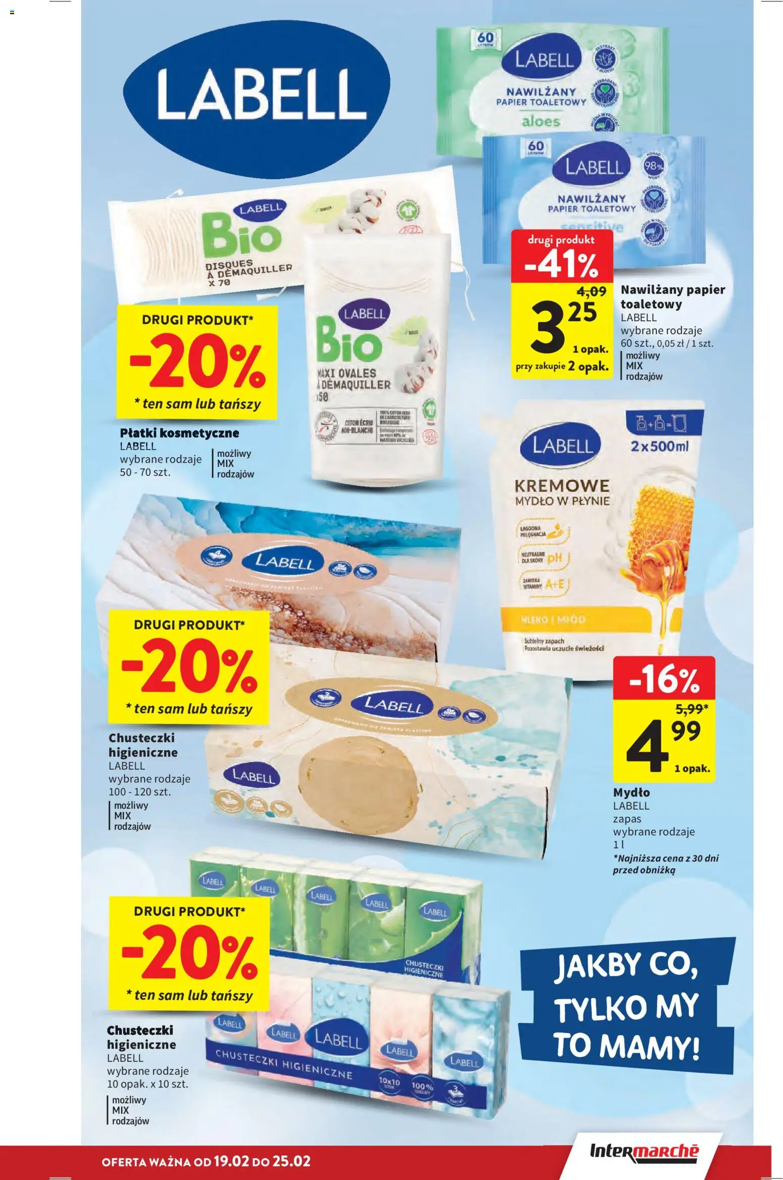 Intermarche Gazetka od 19.02.2026 | Strona: 37 | Produkty: Miód, Papier toaletowy, Płatki, Mydło