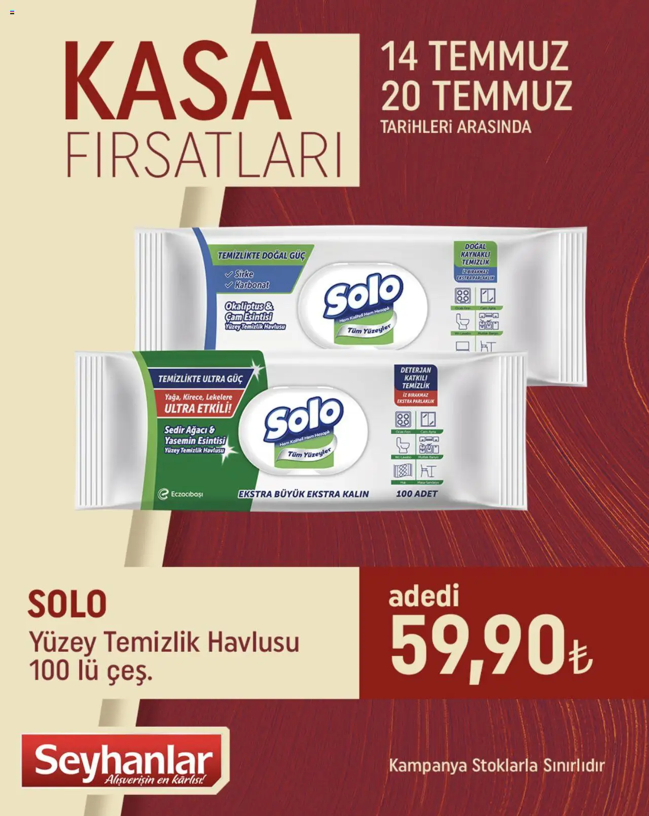 Seyhanlar Market Kasa Fırsatları - 14.07.2025 tarihinden itibaren geçerlidir | Sayfa: 2 | Ürünler: Ayna, Sirke, Yasemin, Kasa