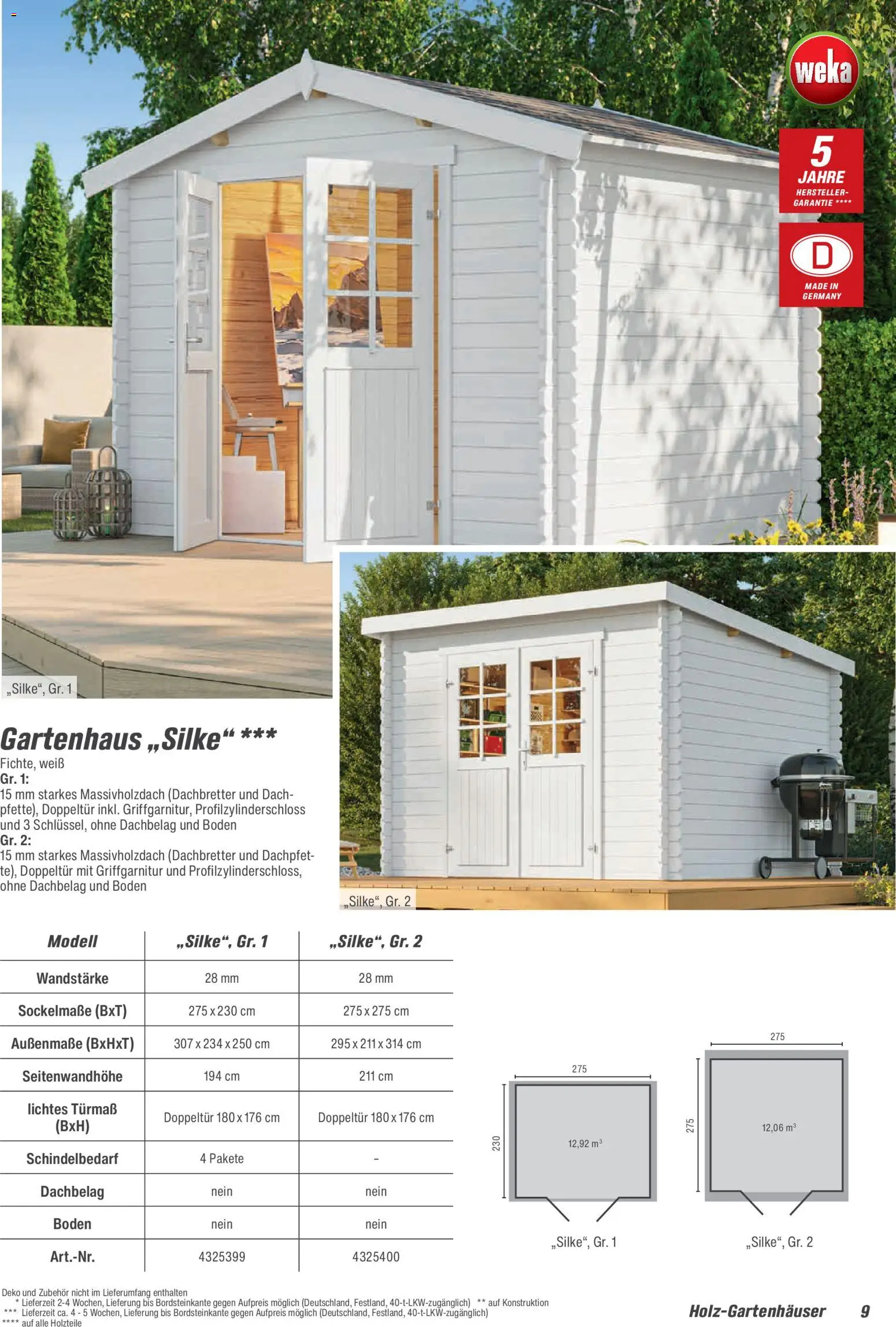 Toom Baumarkt Gartenhäuser & Carports 2026 – gültig ab 20.02.2026 | Seite: 9