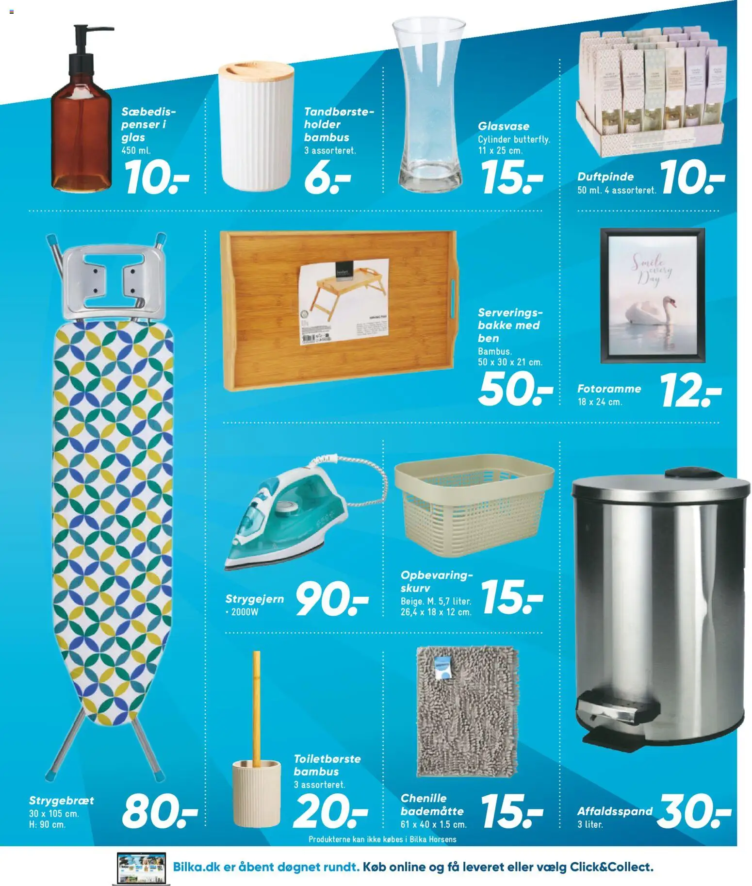 Bilka tilbudsavis – gyldig fra 31.10.2025 | Side: 55 | Produkter: Tandbørste, Strygebræt, Bademåtte, Strygejern