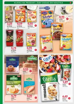 Eurocash Gazetka - Śniadanie od 01.09.2025 | Strona: 9 | Produkty: Kasza, Bourbon, Kasza manna, Musli