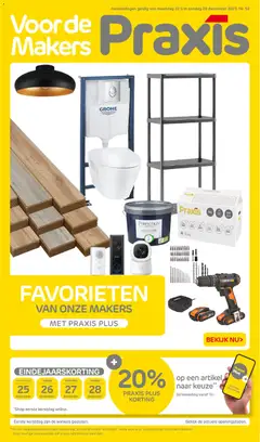 Praxis - Folder - Voorbeeld van een folder van Praxis, geldig van 22.12.2025