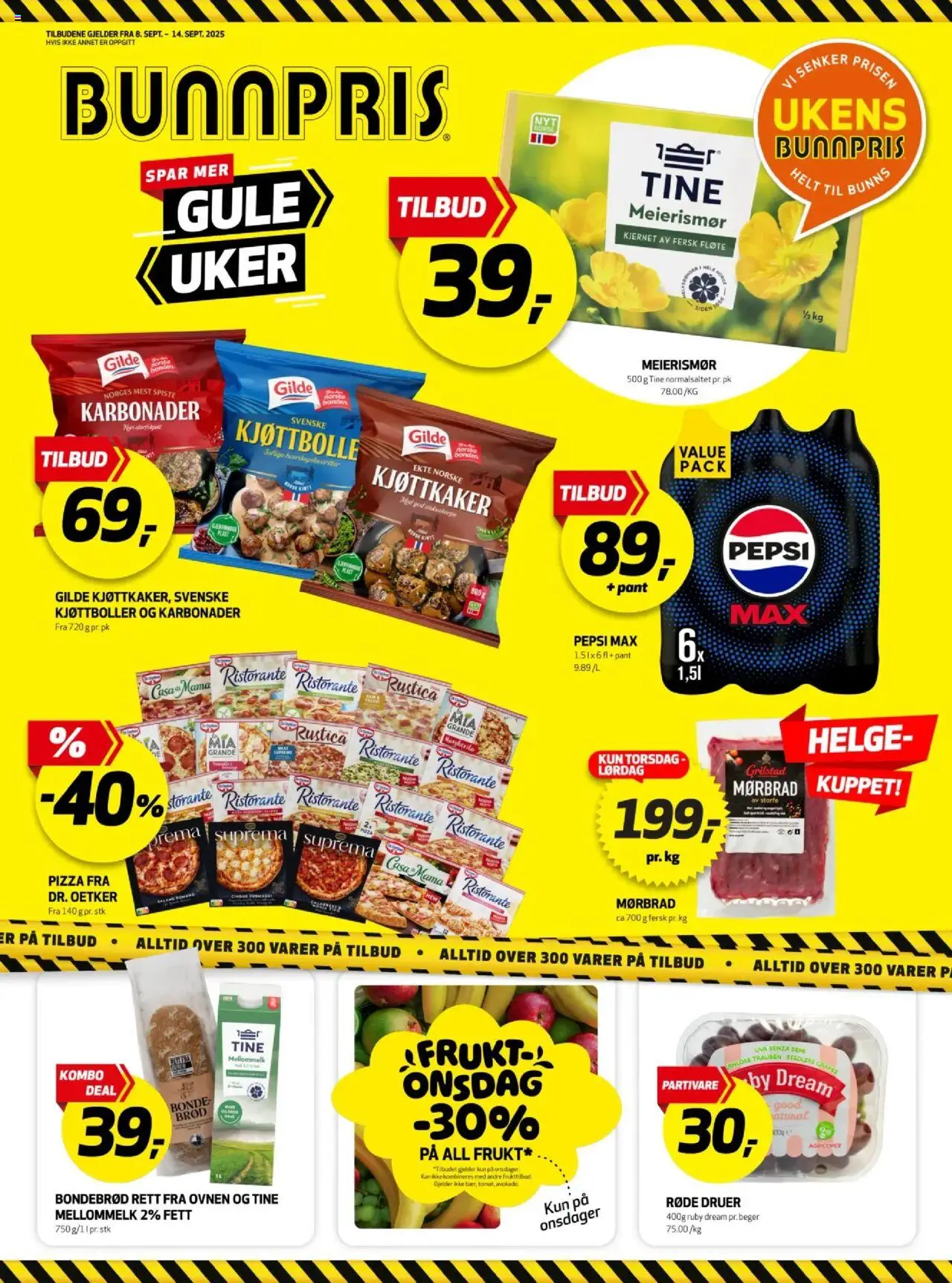  | Side: 1 | Produkter: Prelungitor, Brød, Teniși, Kjøttkaker