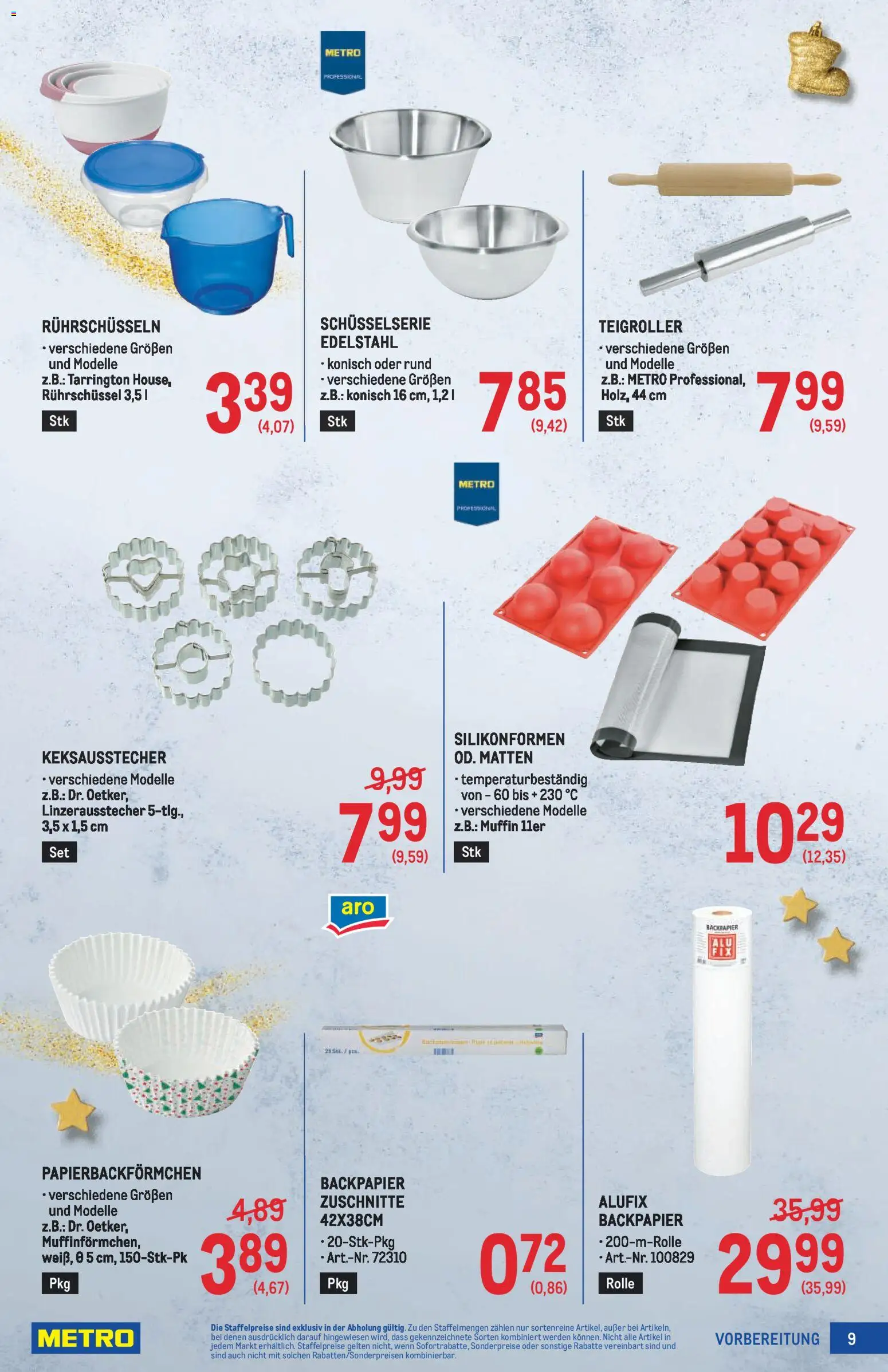 Metro Backen Spezial gültig ab 30.10.2025 | Seite: 9