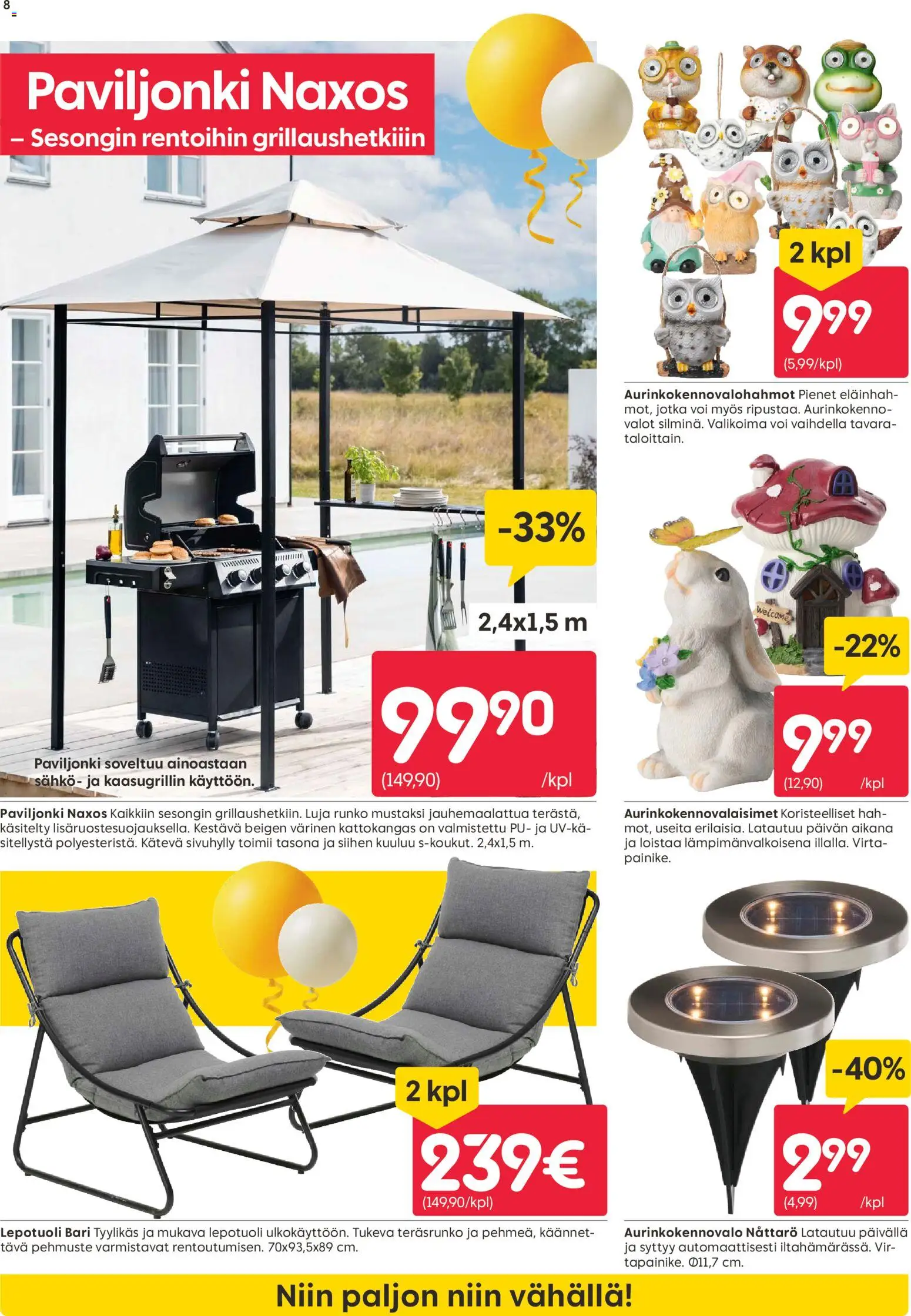 Rusta tarjoukset – voimassa 27.04.2026 alkaen | Sivu: 8 | Tuotteet: Lepotuoli, Voi