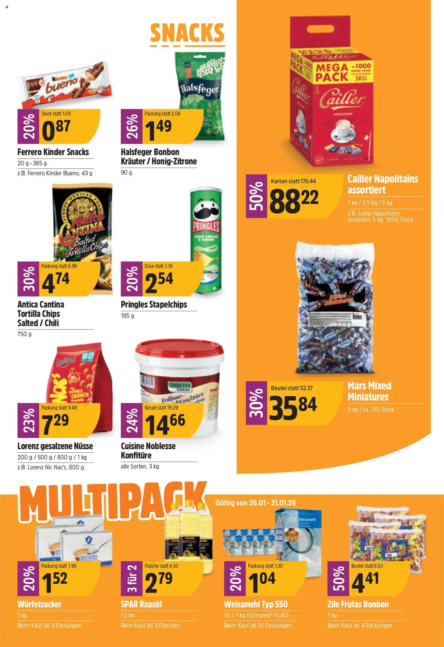 TopCC Aktionen – gültig ab 26.01.2026 | Seite: 15 | Produkte: Mars, Chili, Nüsse, Kessel