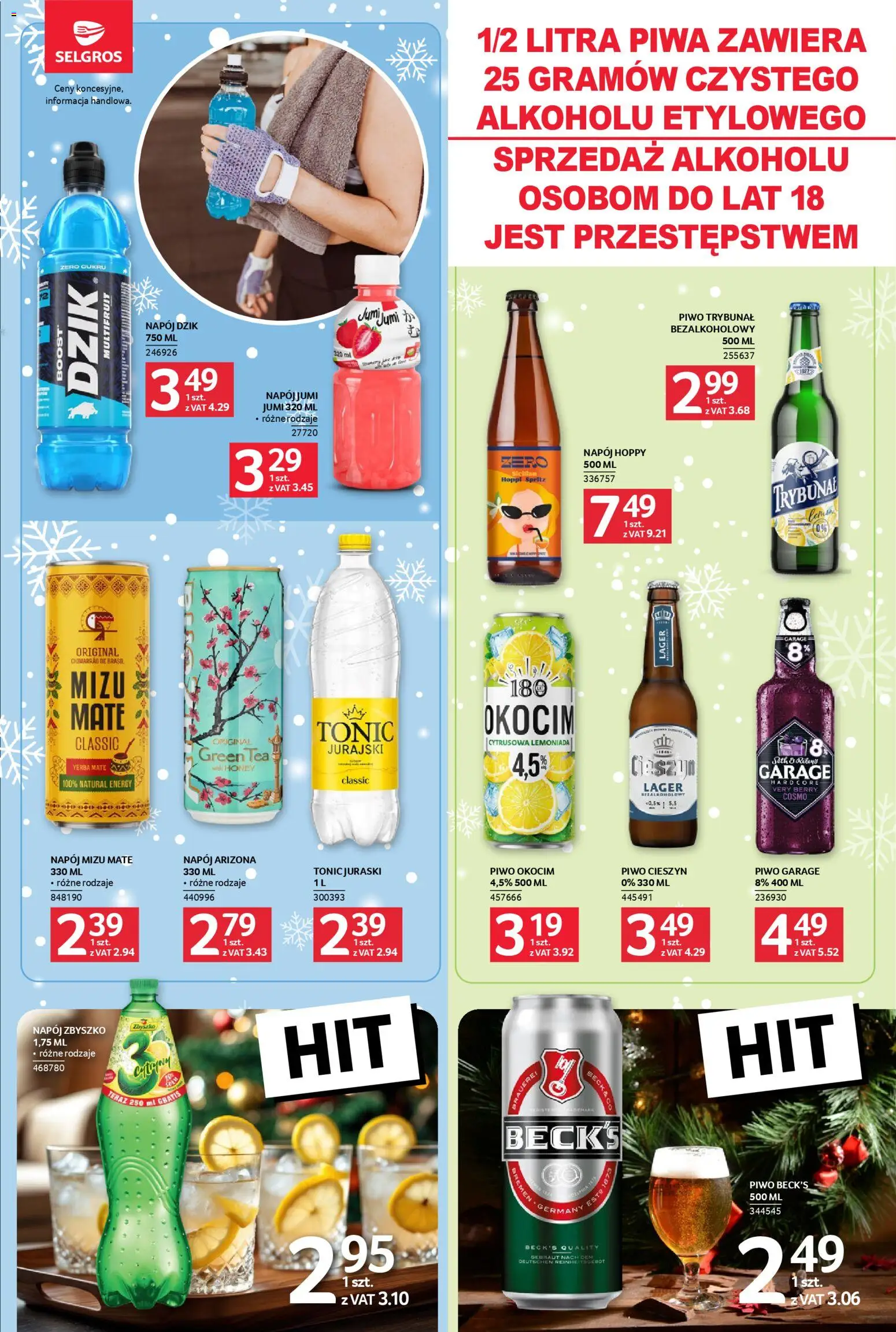 Selgros cash&carry Gazetka - Jeszcze więcej super promocji od 13.11.2025 | Strona: 9 | Produkty: Piwo, Yerba mate