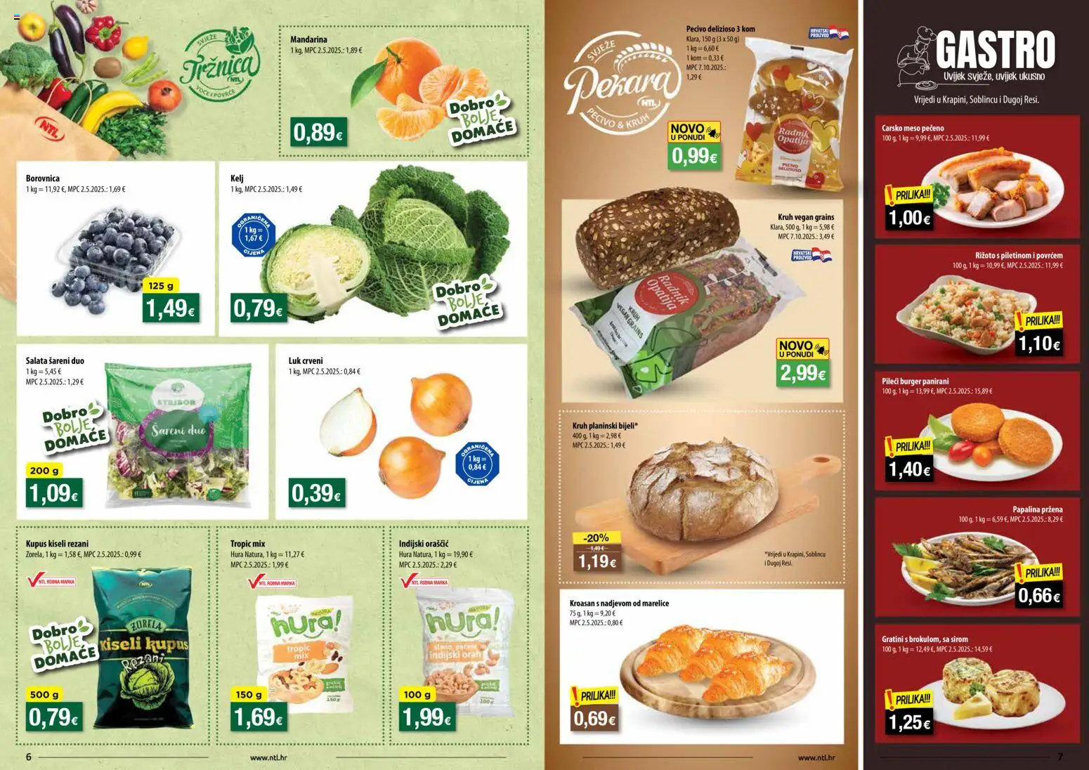 NTL katalog | vrijedi od 05.11.2025 | Stranica: 4 | Proizvodi: Kruh, Salata, Luk, Pecivo