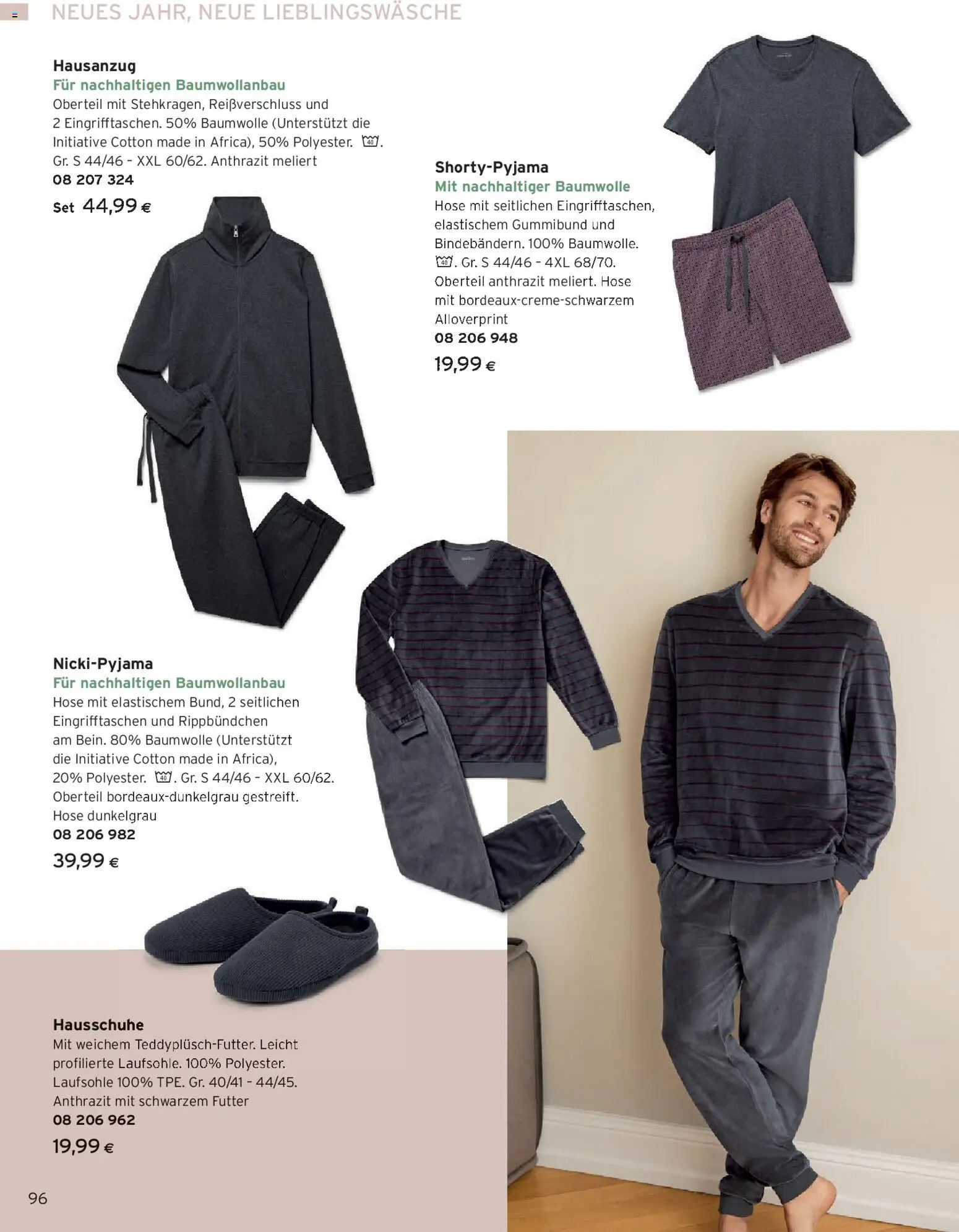 Tchibo Eduscho - Katalog Januar 2026 gültig ab 01.01.2026 | Seite: 96 | Produkte: Hose, Hausschuhe