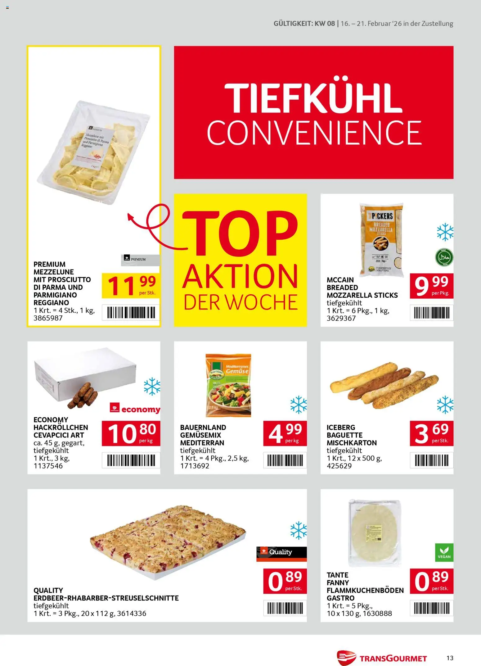 Transgourmet Zustellaktion gültig ab 16.02.2026 | Seite: 13