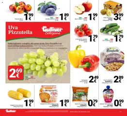 Volantino Gulliver del 09.09.2025 | Pagina: 3 | Prodotti: Mele, Kiwi, Pomodori, Susine