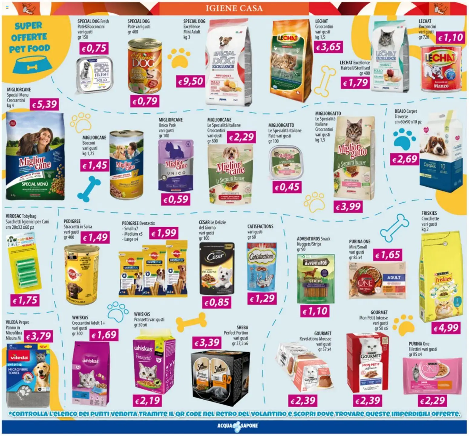 Volantino Acqua e Sapone del 23.03.2026 | Pagina: 17 | Prodotti: Paté, Pollo, Salsa, Crocchette