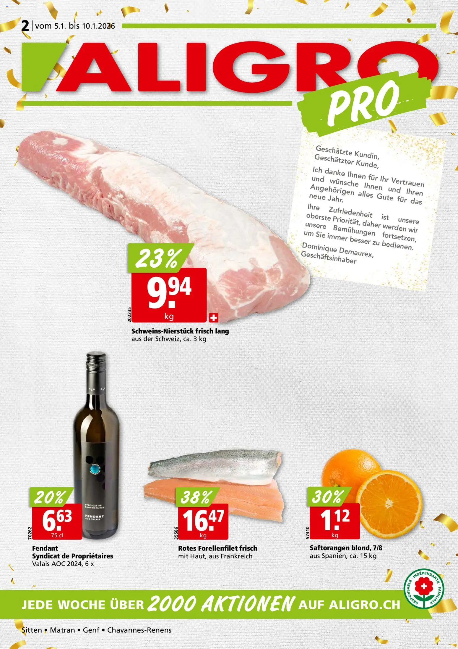 Aligro Aktionen – gültig ab 05.01.2026 | Seite: 1