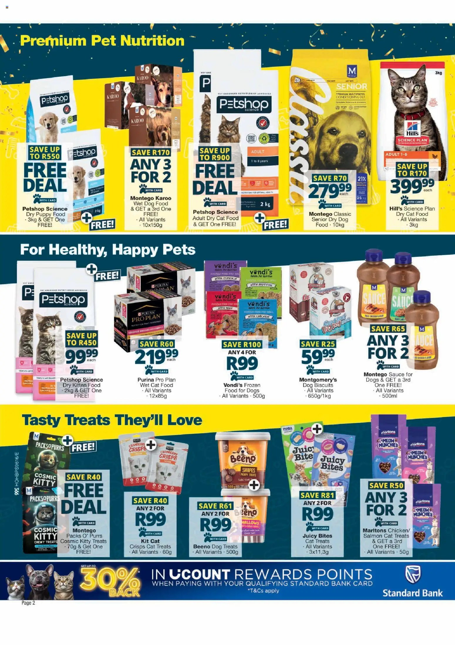 New Checkers catalogue – valid from 26.03.2026 | Page: 2 | Products: Beef, Dog biscuits, Sauce, Dog food