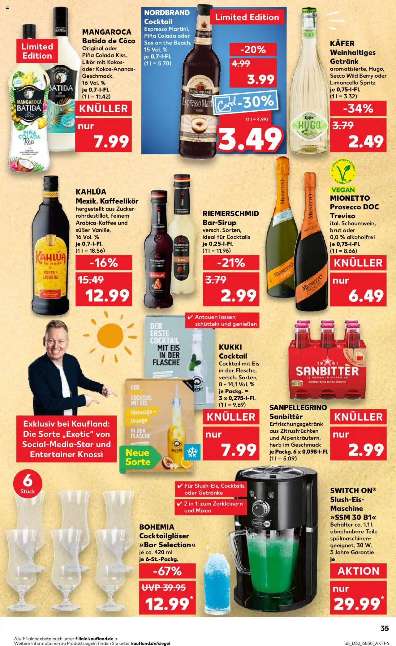 Kaufland prospekt Speyer	 - gültig ab dem 07.08.2025 | Seite: 35 | Produkte: Martini, Batida de coco, Zucker, Limoncello