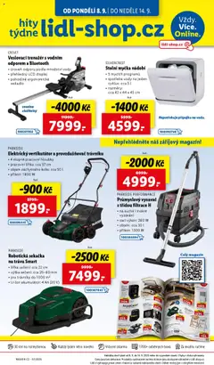 PARKSIDE Elektrický vertikutátor a provzdušňovač trávníku, 4 stupně pracovní hloubky • pracovní šířka: cca 37 cm • objem záchytného koše: cca 50 l • příkon: 1800 W od 11.09.2025 | Strana: 43