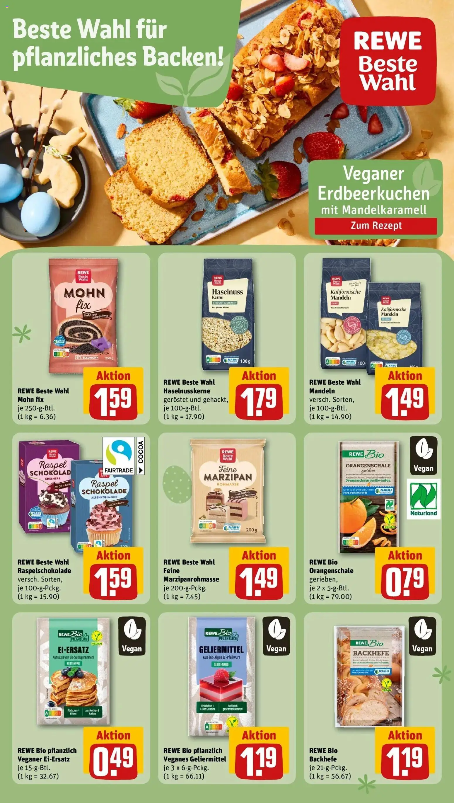 Rewe Prospekt Bremen / Hastedt	 – gültig ab 15.03.2026 | Seite: 23 | Produkte: Schokolade, Mandeln