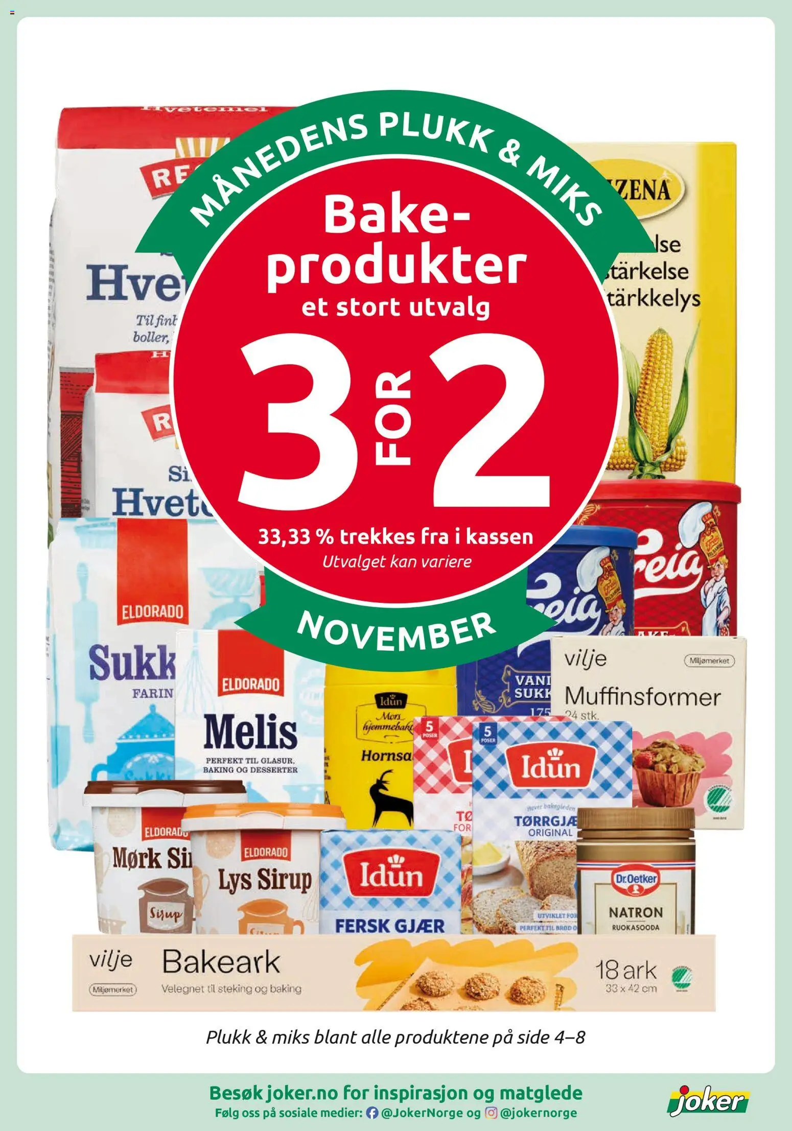 {H1} | Side: 4 | Produkter: Brød, Gjær, Sukker, Lys