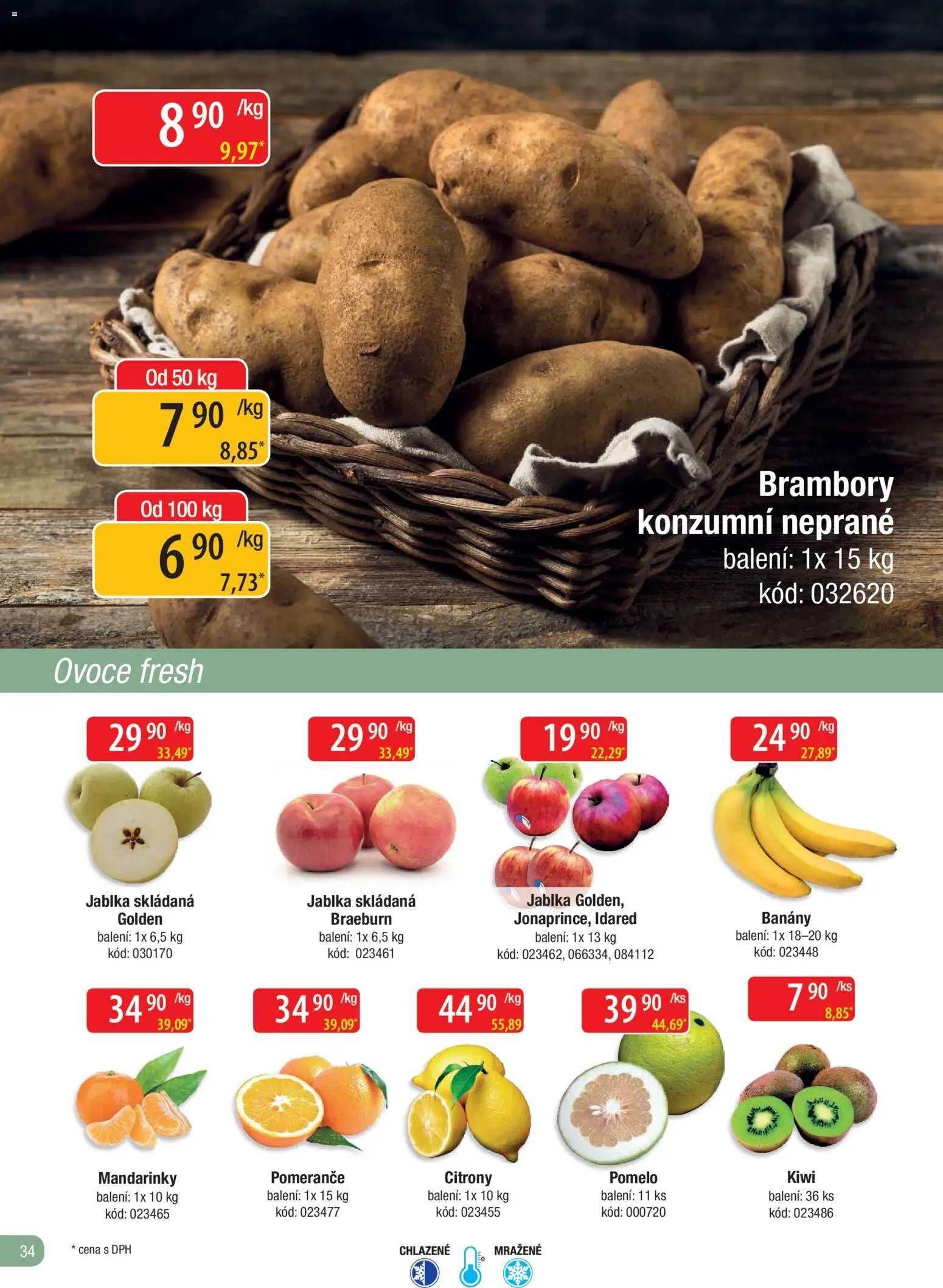 Astur & Qanto leták - Velkoobchod fresh 01/2026 od 01.01.2026 | Strana: 34 | Produkty: Pomelo, Jablka, Mandarinky, Brambory