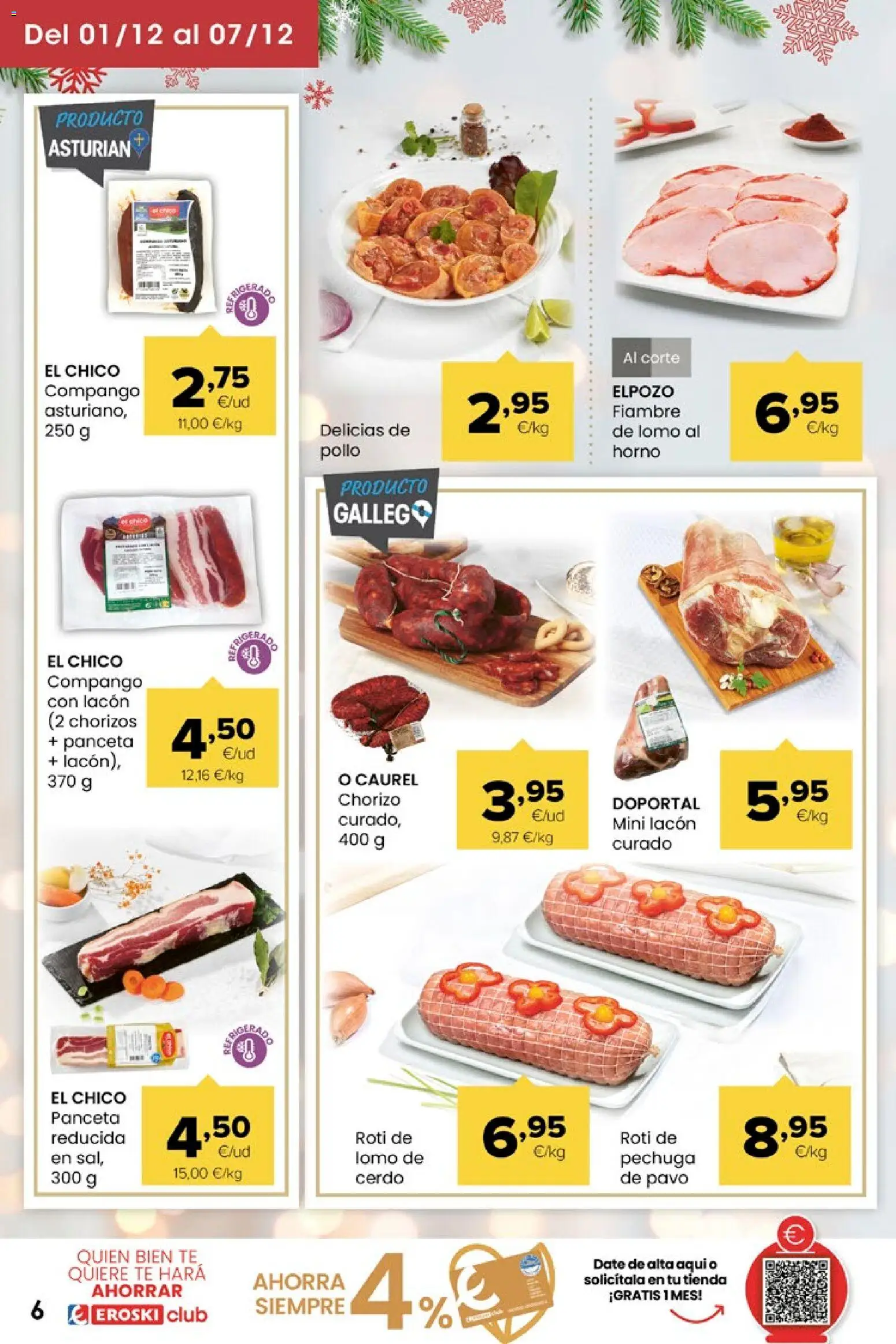 Eroski - Miramos por ti │ válido desde el 27.11.2025 | Página: 6 | Productos: Ηλεκτρικός φούρνος, Cerdo, Té, Horno