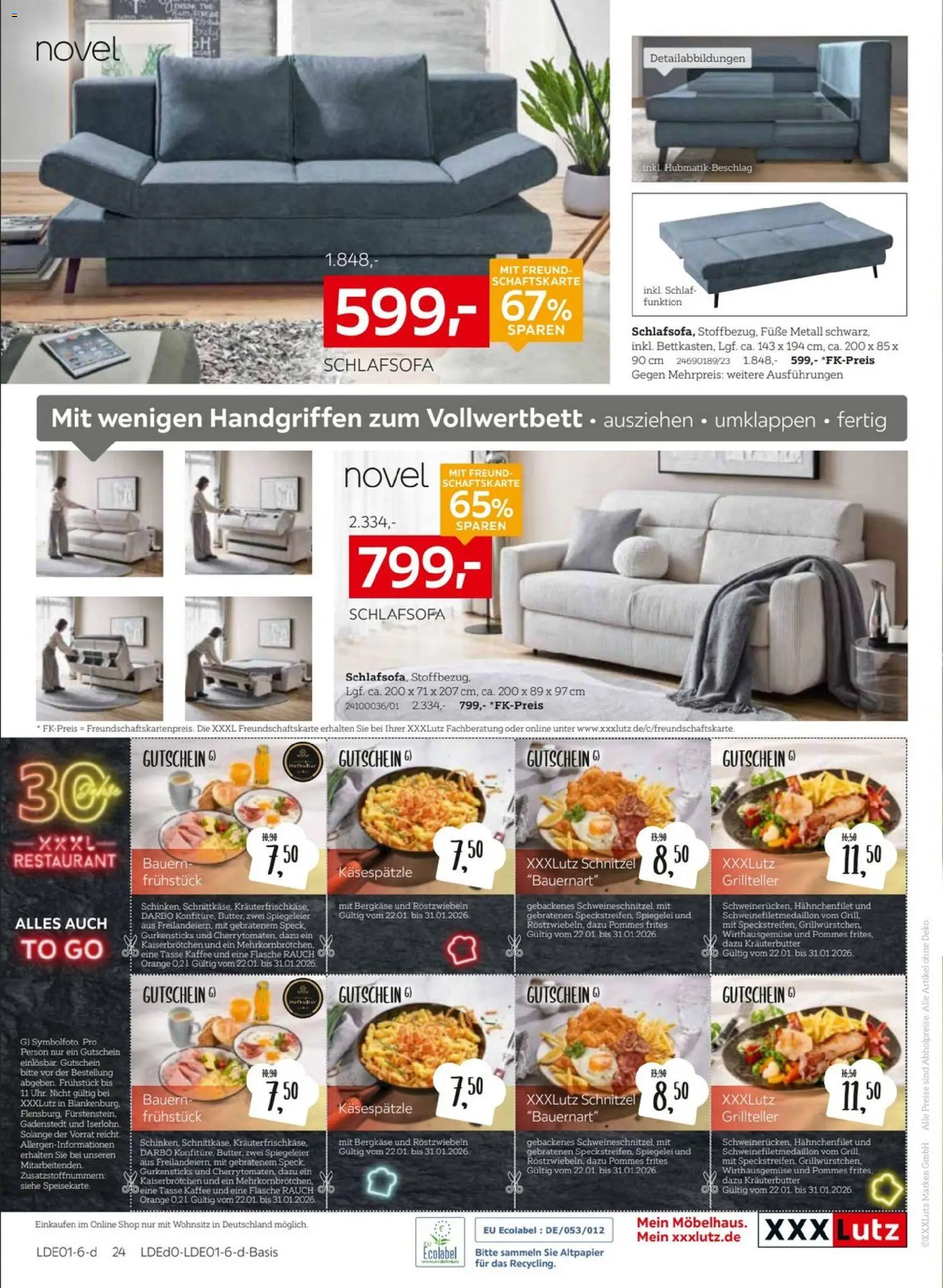 XXXL Lutz Nr. 1 beim Preis – gültig ab 18.01.2026 | Seite: 40