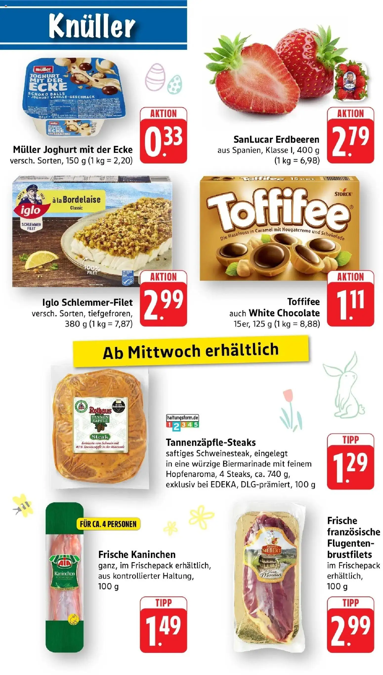 Angebote – gültig ab 30.03.2026 | Seite: 11 | Produkte: Joghurt, Schokolade, Iglo, Entrecote