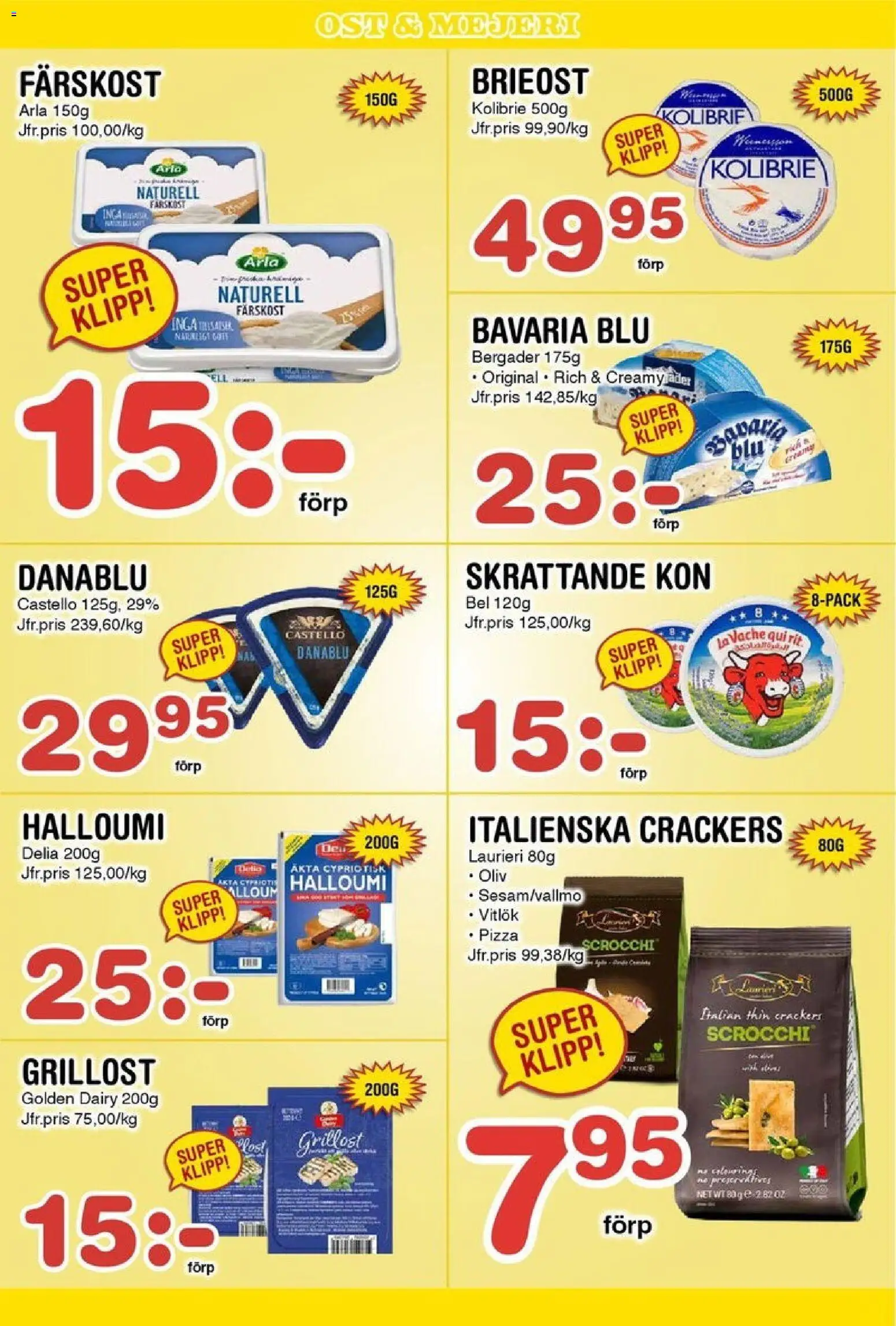 Nya Pulsen reklamblad aktuell från 24.11.2025 | Sida: 13 | Produkter: Grillost, Brieost, Ost, Vitlök