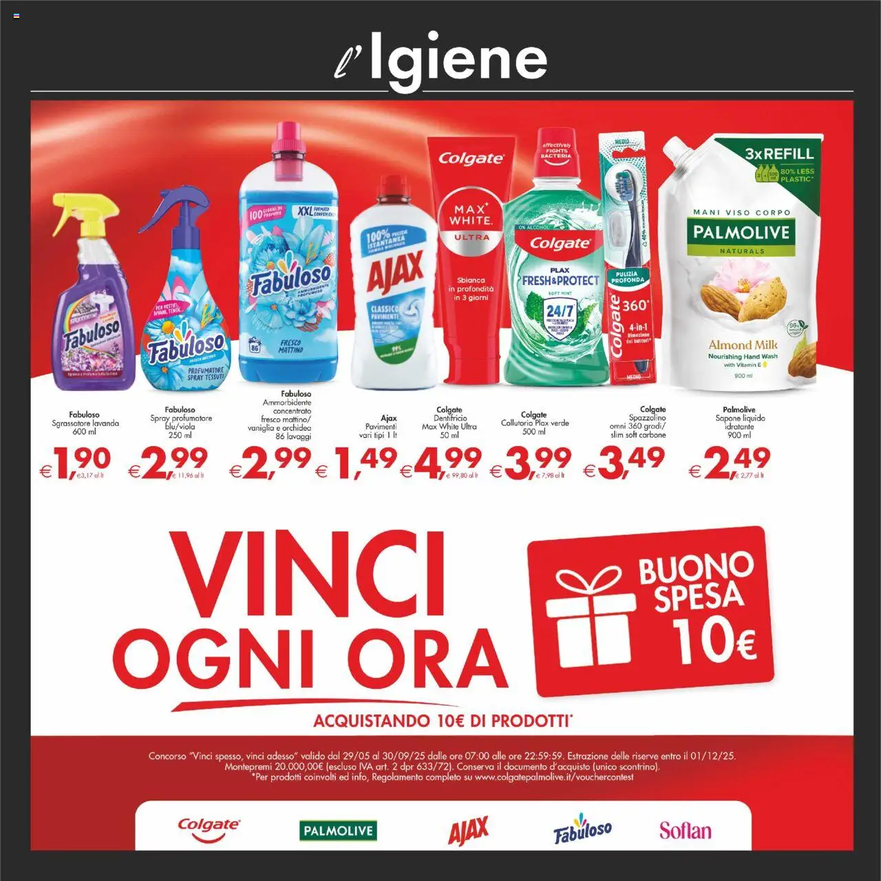 Volantino Decò del 12.08.2025 | Pagina: 35 | Prodotti: Sapone, Spazzolino, Sgrassatore, Orchidea