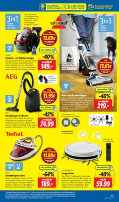 Lidl - Hessen - gültig ab dem 28.07.2025 | Seite: 41 | Produkte: Staubsauger, Bad, Teppich, Pinsel
