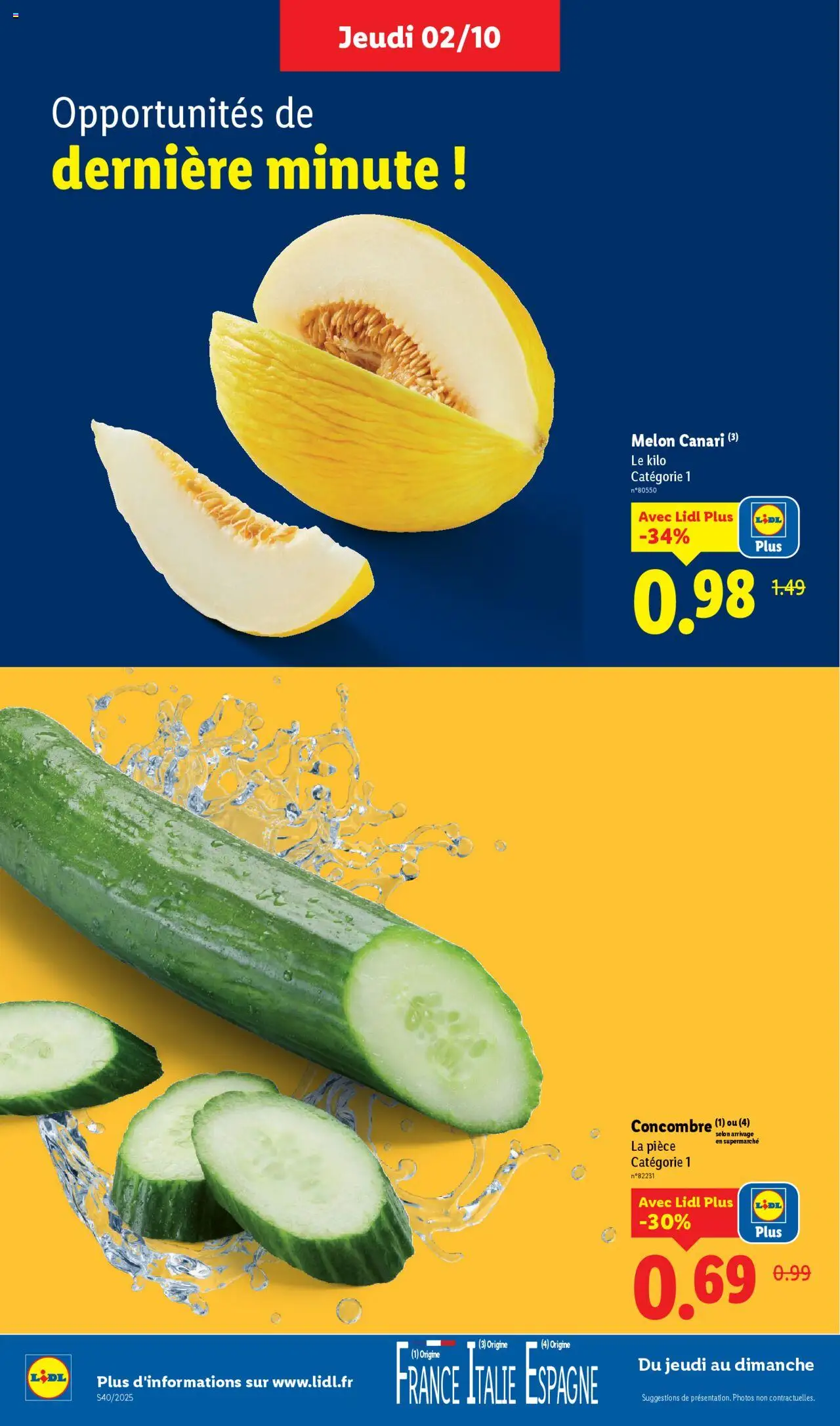  | Page: 4 | Produits: Concombre, Melon