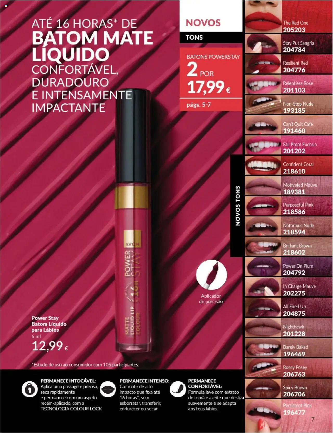 Catálogo Avon Campanha 8 │ válido de 01.08.2025 | Página: 7 | Produtos: Azeite, Batom, Sal, Café