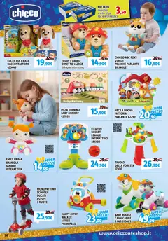 Anteprima del volantino Orizzonte Giocattoli catalogo valido a partire dal 27.11.2025 | Pagina: 28 | Prodotti: Monopattino, Peluche, Tavolo, Batterie