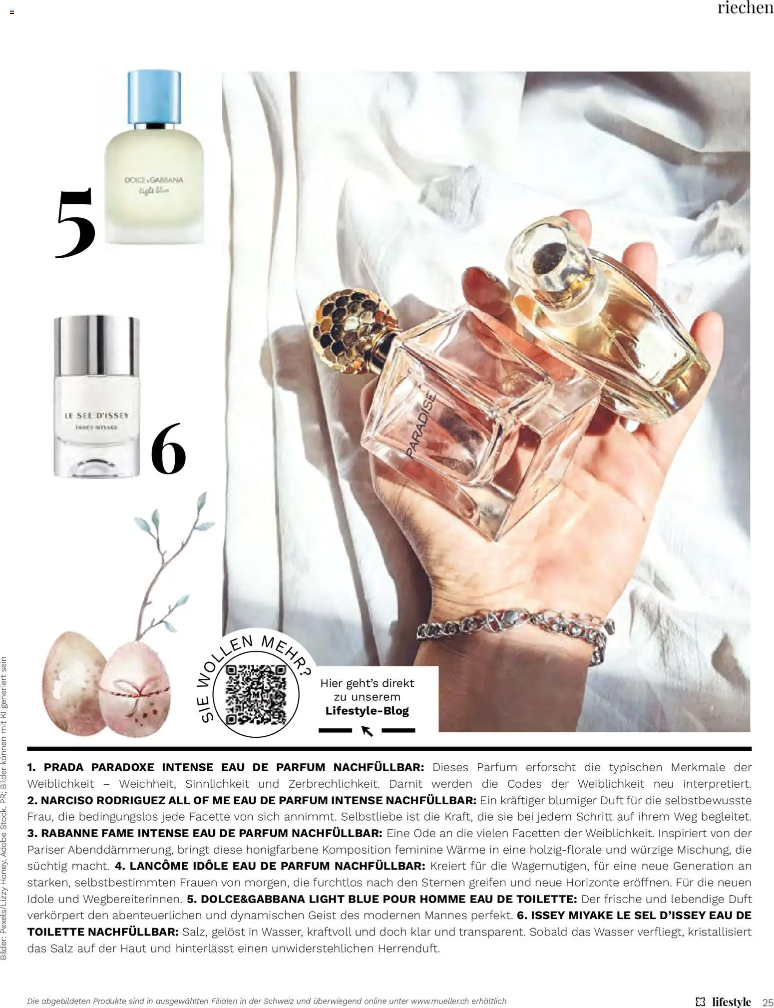 Müller aktionen Magazin – gültig ab 01.03.2026 | Seite: 25 | Produkte: Eau de Parfum, Toilette, Wasser, Bilder