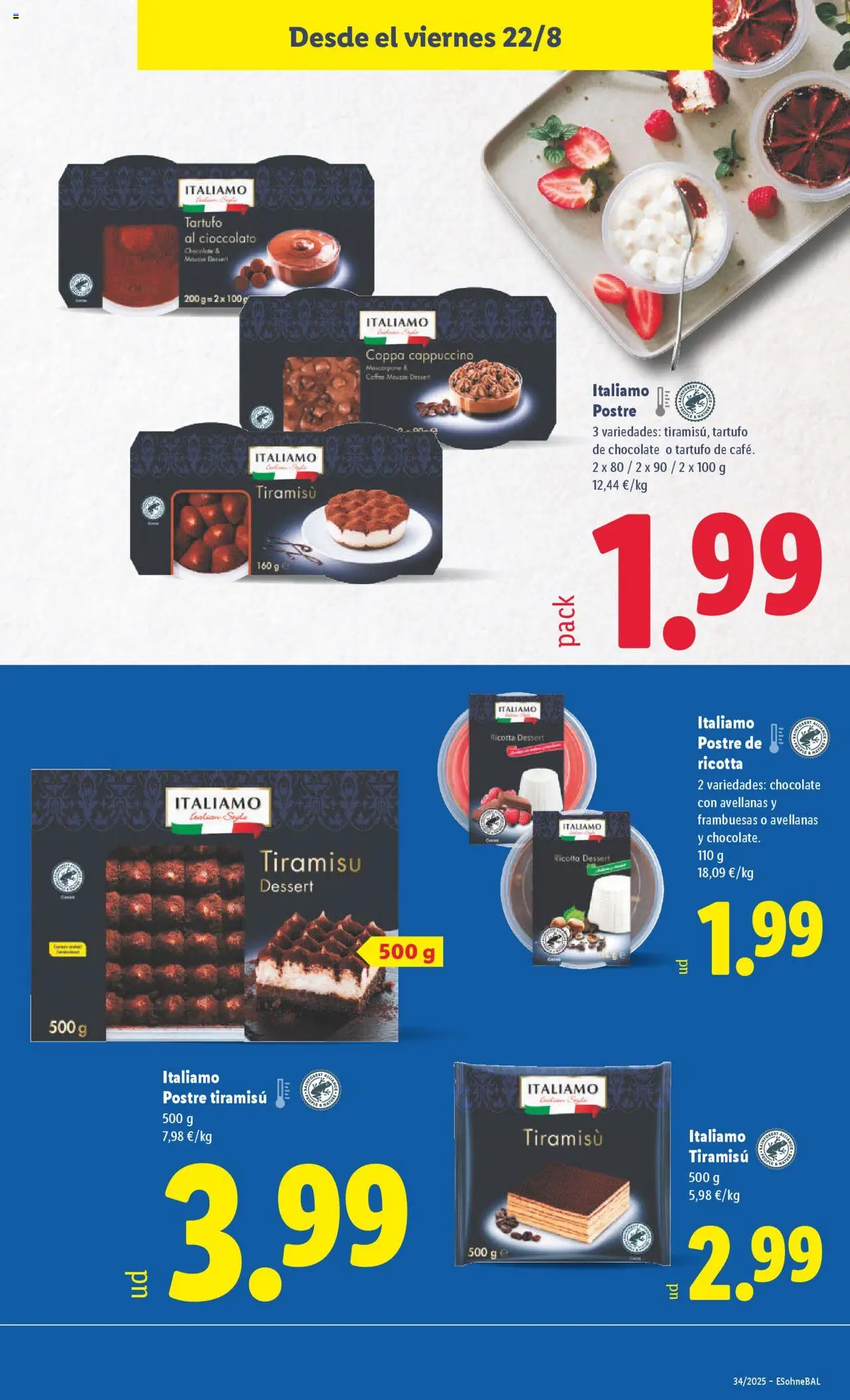 Lidl catálogo BCN │ válido desde el 18.08.2025 | Página: 35 | Productos: Mousse, Chocolate