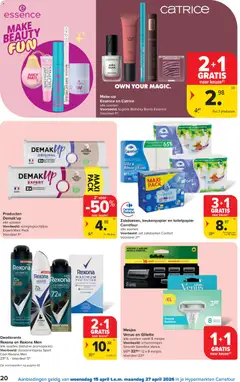 Carrefour folder week 16 - Voorbeeld van een folder van Carrefour, geldig van 15.04.2026 | Pagina: 20 | Producten: Maïs, Lipgloss, Antitranspirant, Keukenpapier