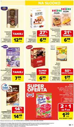 Pogląd oferty "Carrefour Gazetka" - ważna od 02.02.2026 | Strona: 33 | Produkty: Ciasto, Tiramisu, Babeczki, Czekolada