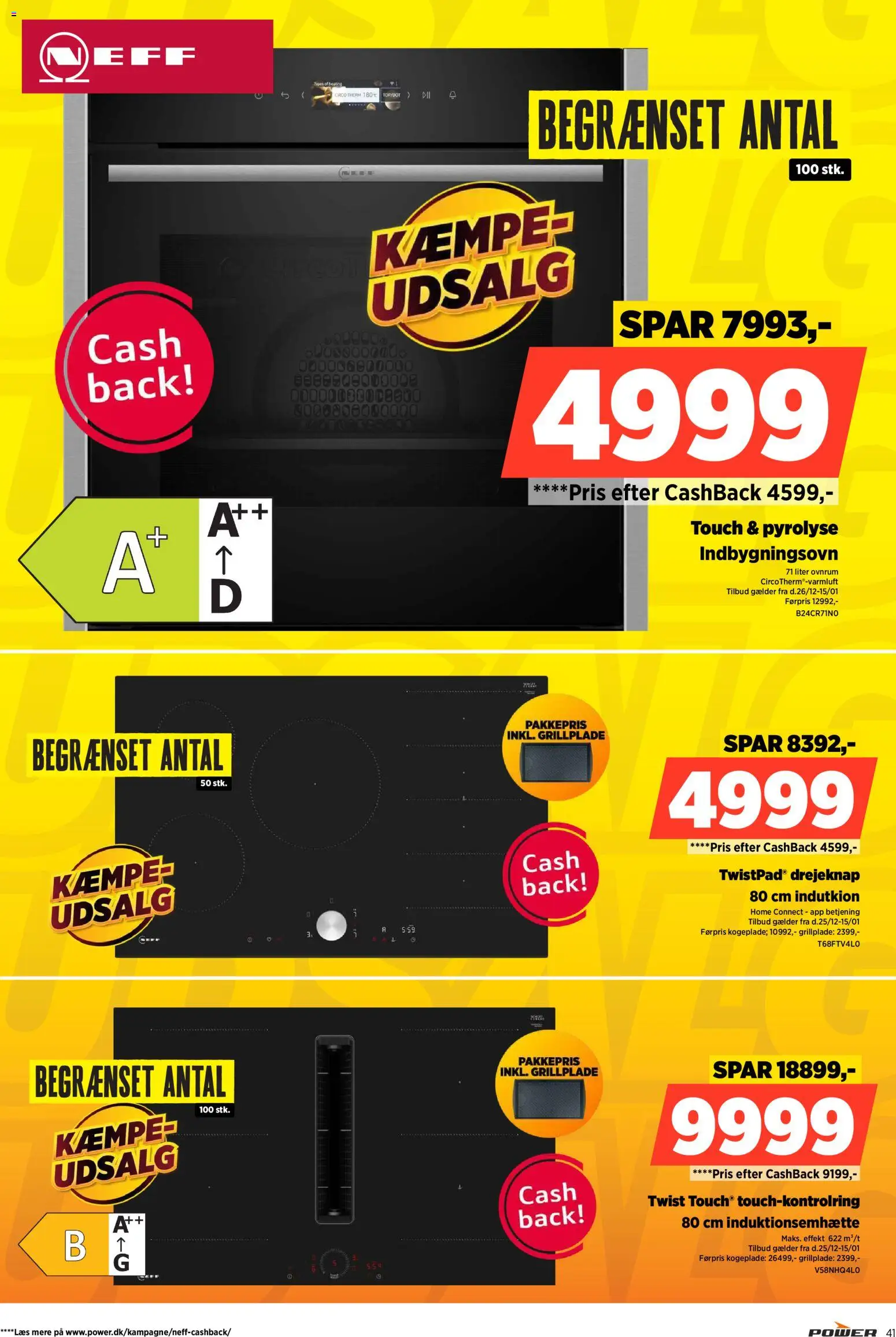 Power tilbudsavis – gyldig fra 02.01.2026 | Side: 41 | Produkter: Kogeplade