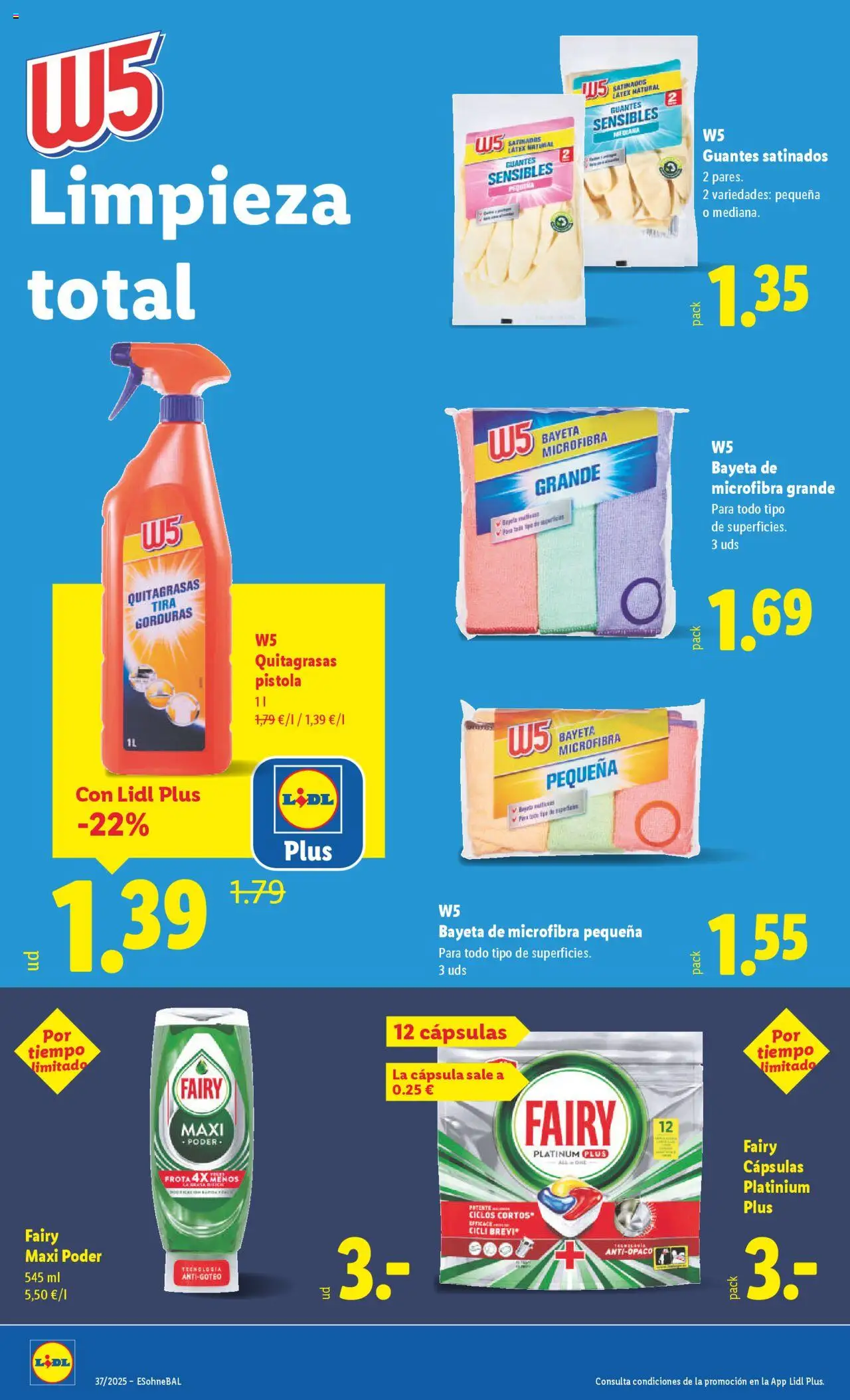 Lidl folleto │ válido desde el 08.09.2025 | Página: 22 | Productos: Guantes