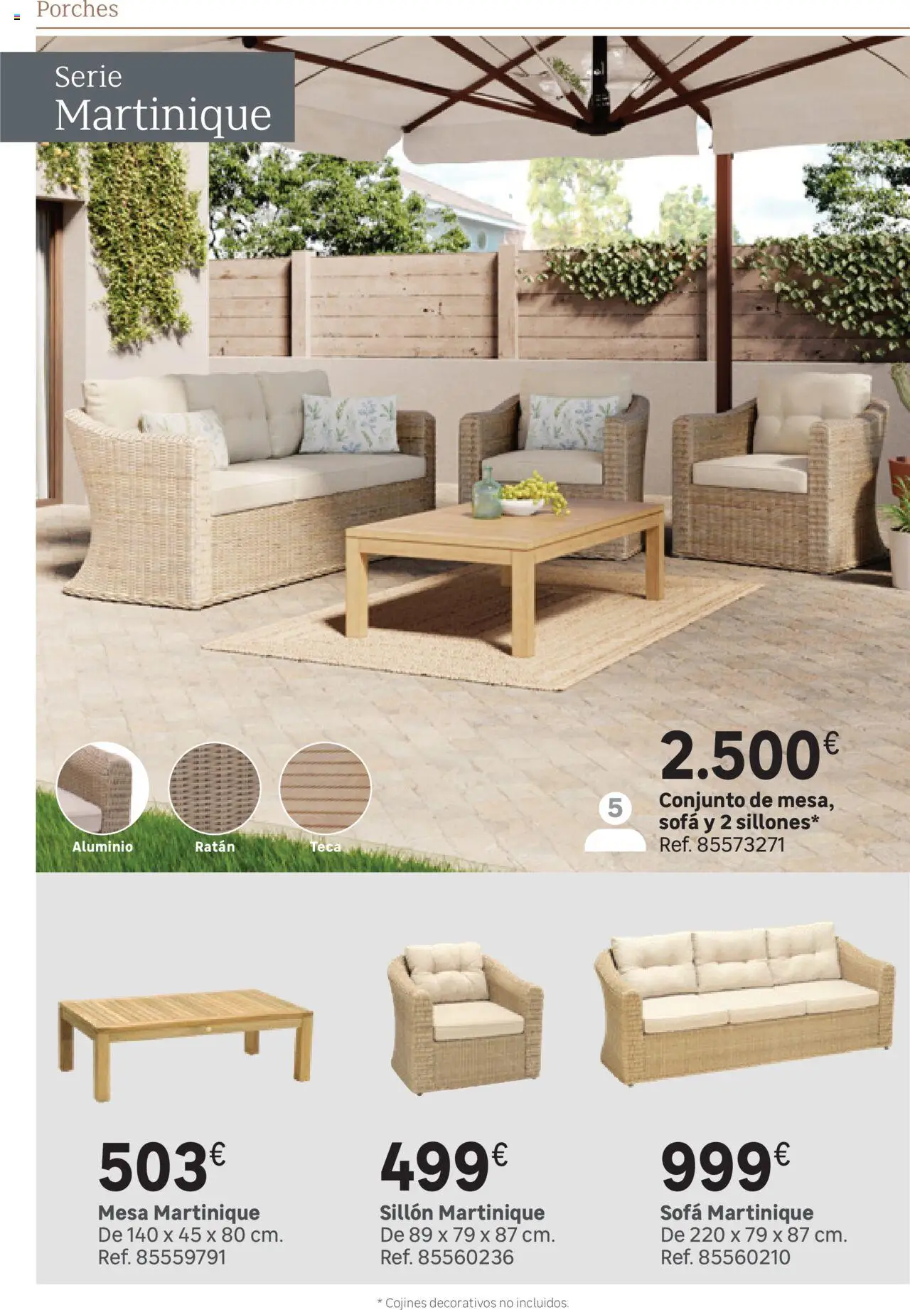 Leroy Merlin catálogo │ válido desde el 25.03.2025 | Página: 141 | Productos: Sofá, Sillón, Mesa
