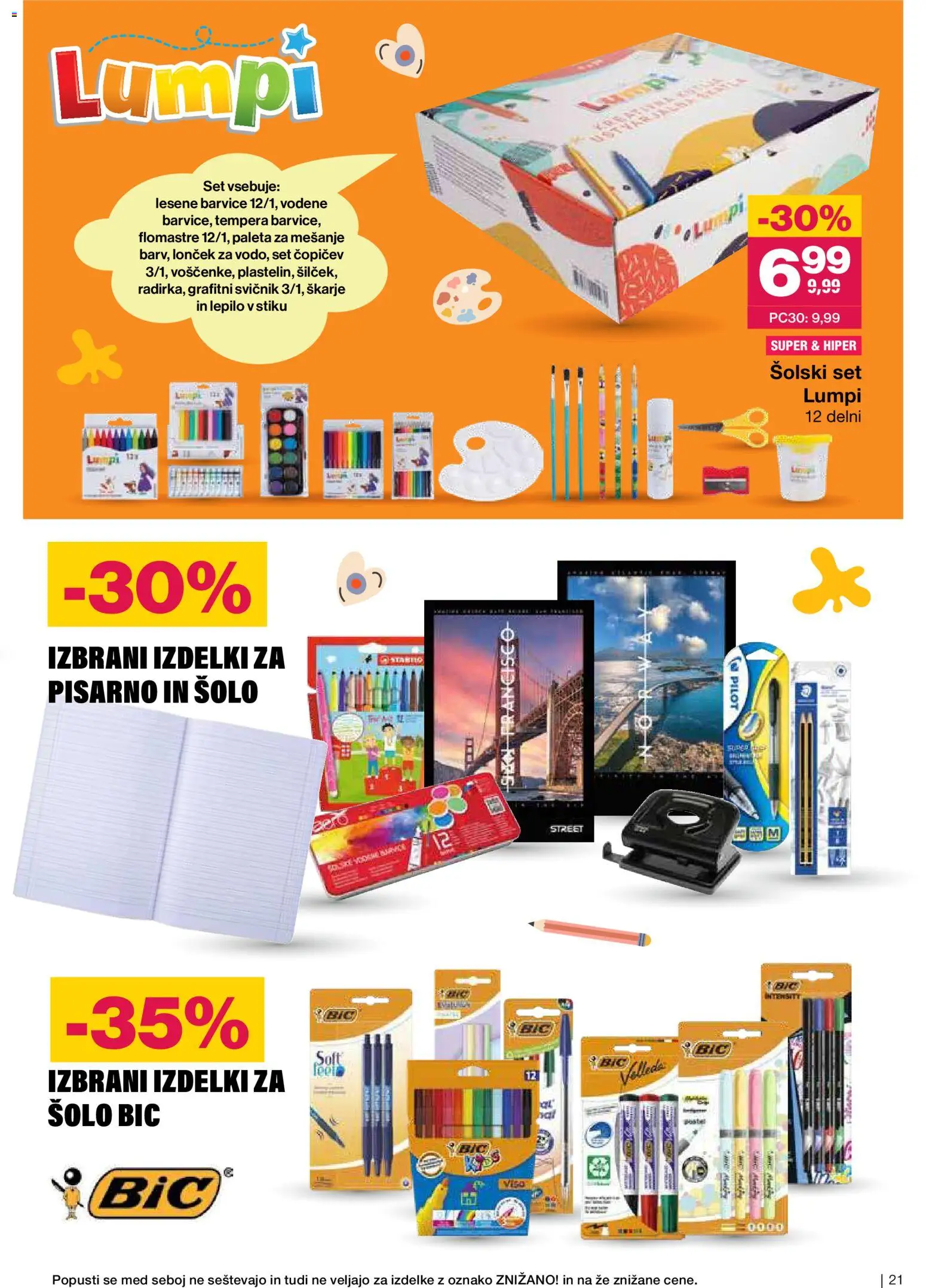 Novi Mercator katalog ponudbe – veljaven od 14.01.2026 | Stran: 21 | Izdelki: Barvice, Lepilo