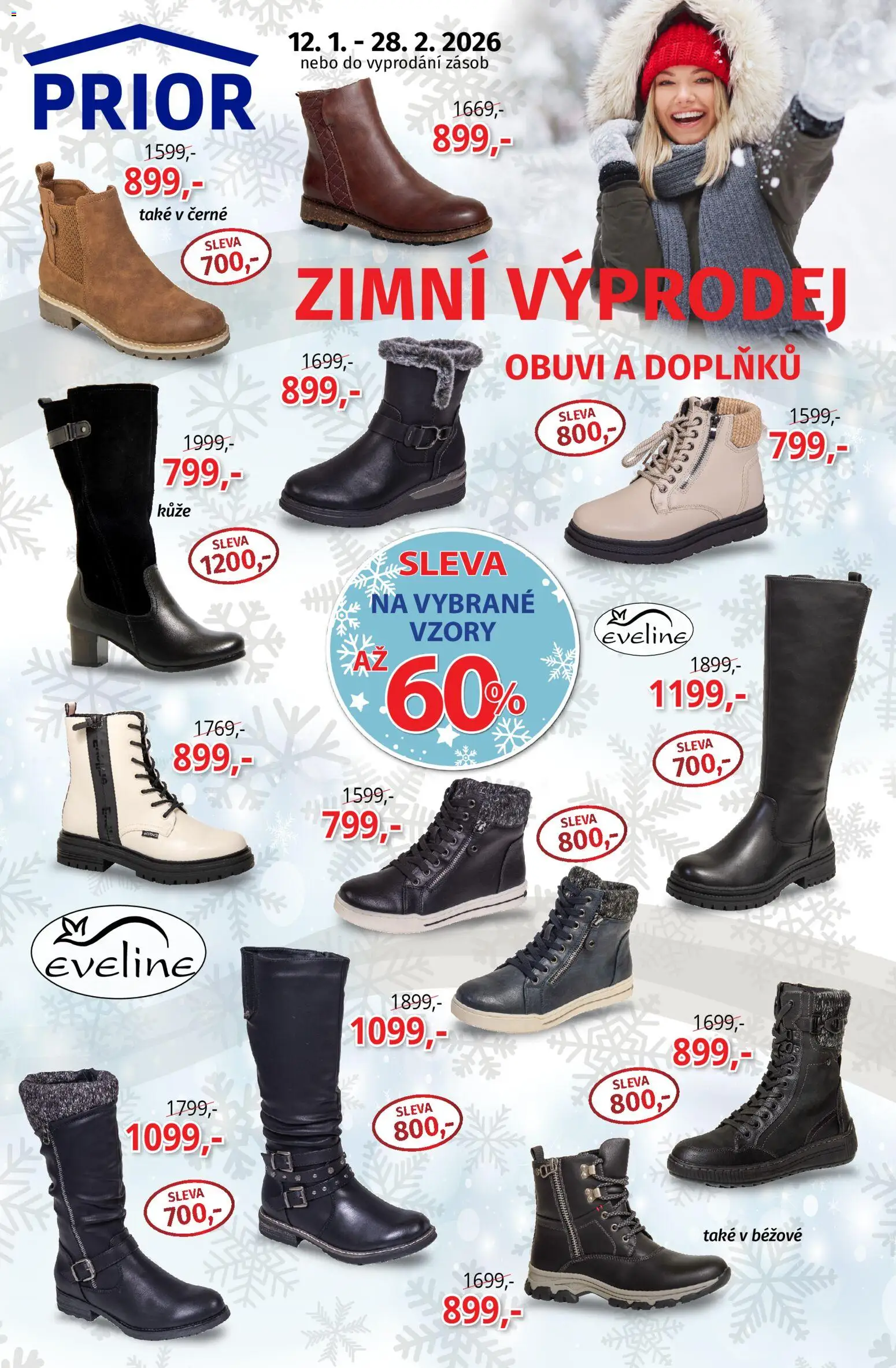Prior - Akční Nabídka Obuvi od 12.01.2026 | Strana: 1