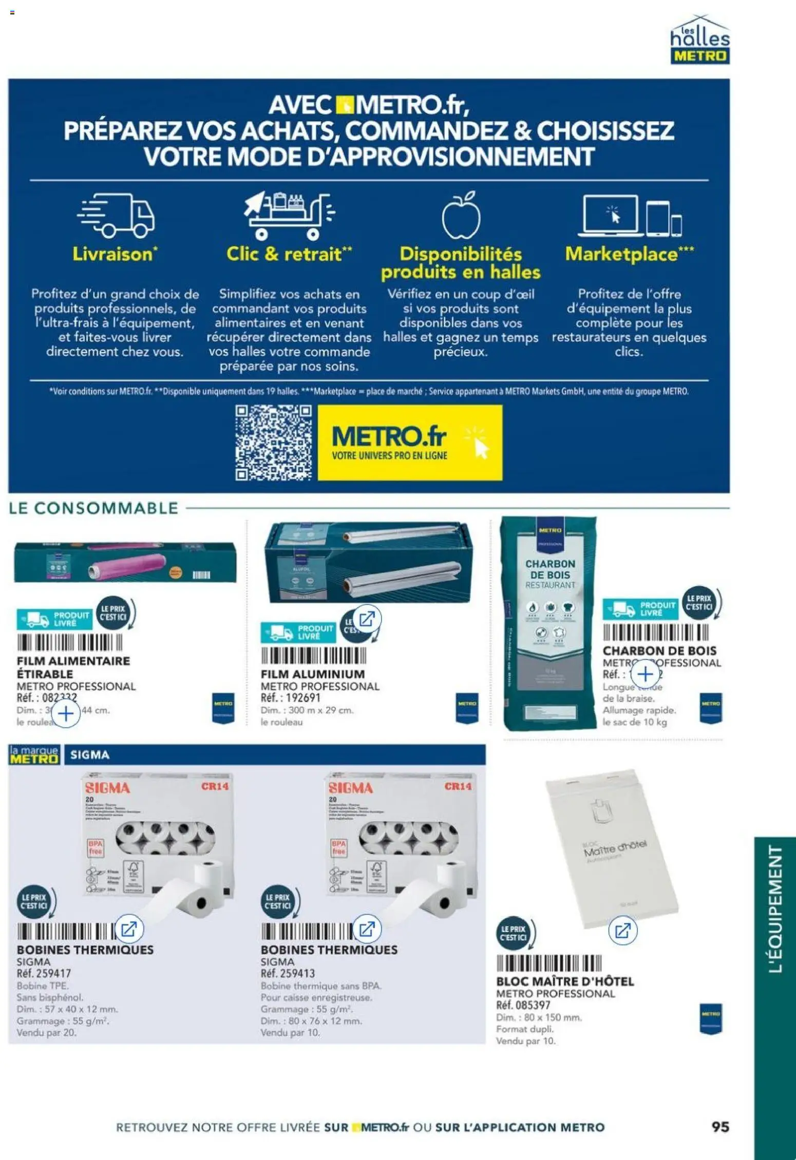 {H1} | Page: 95 | Produits: Charbon De Bois, Sac, Rouleau, Livre