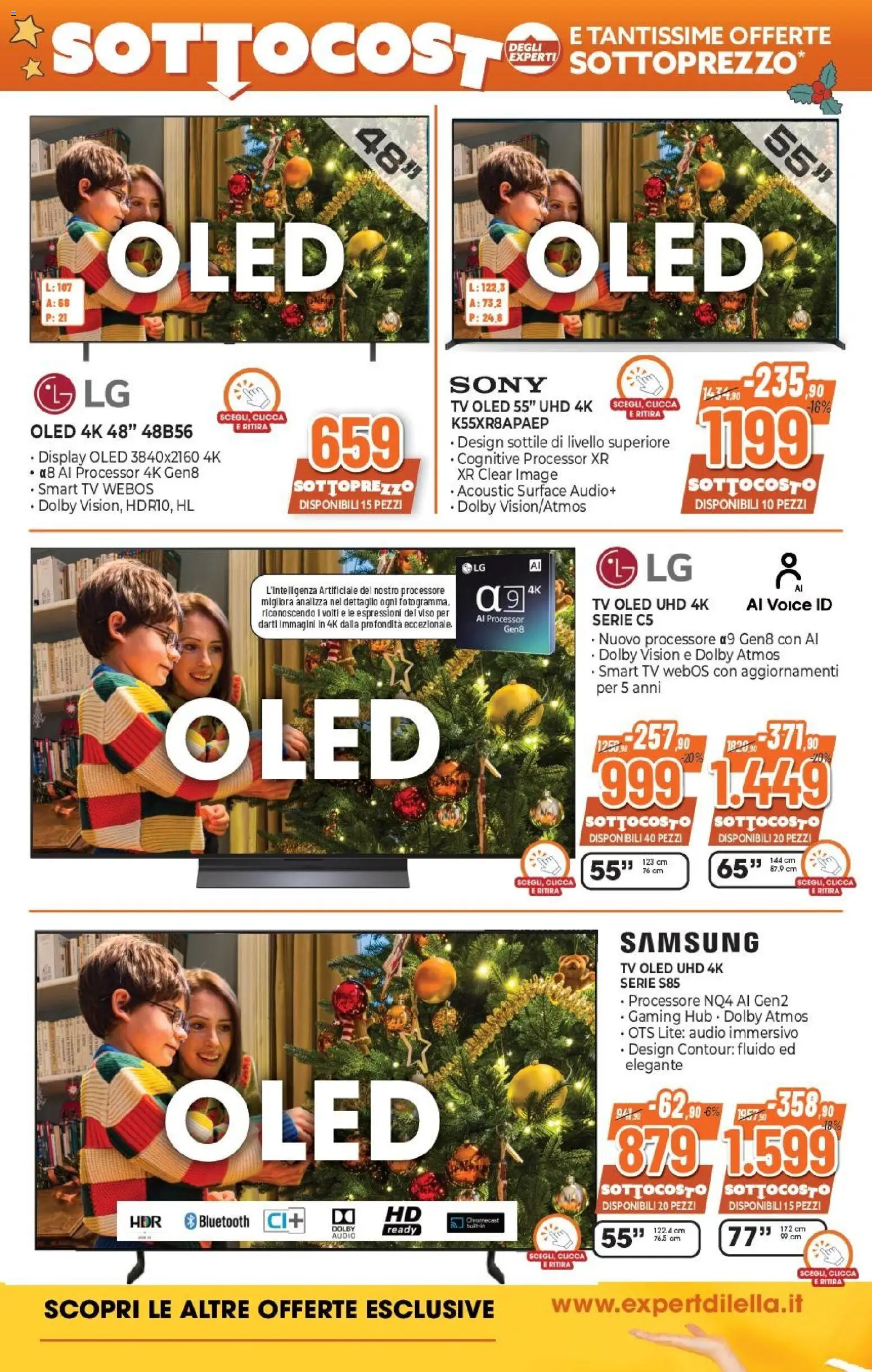 Volantino Expert del 12.12.2025 | Pagina: 15 | Prodotti: smart TV, TV, Audio, Samsung